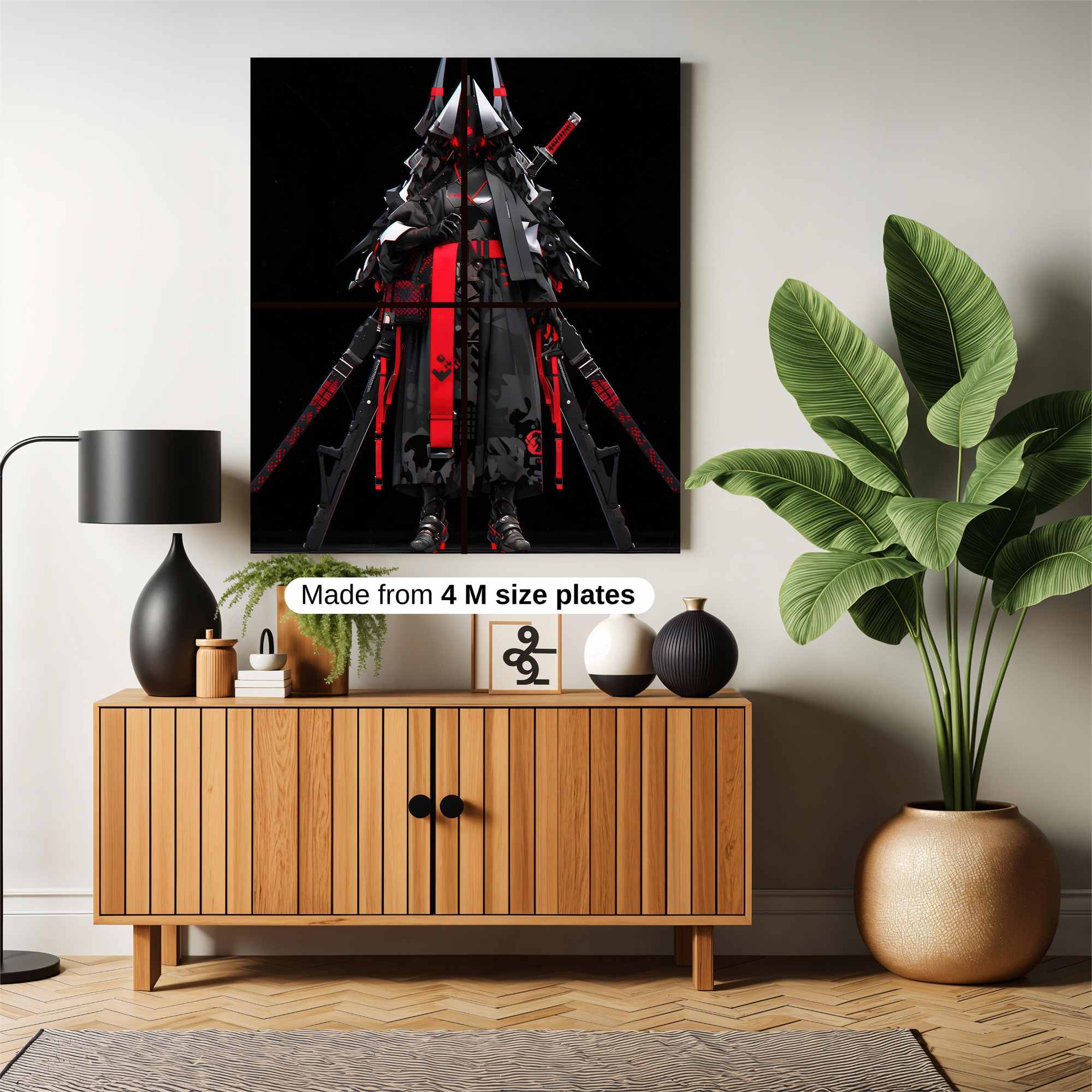 Samurai Enigma Safe Wall Magnetic / M