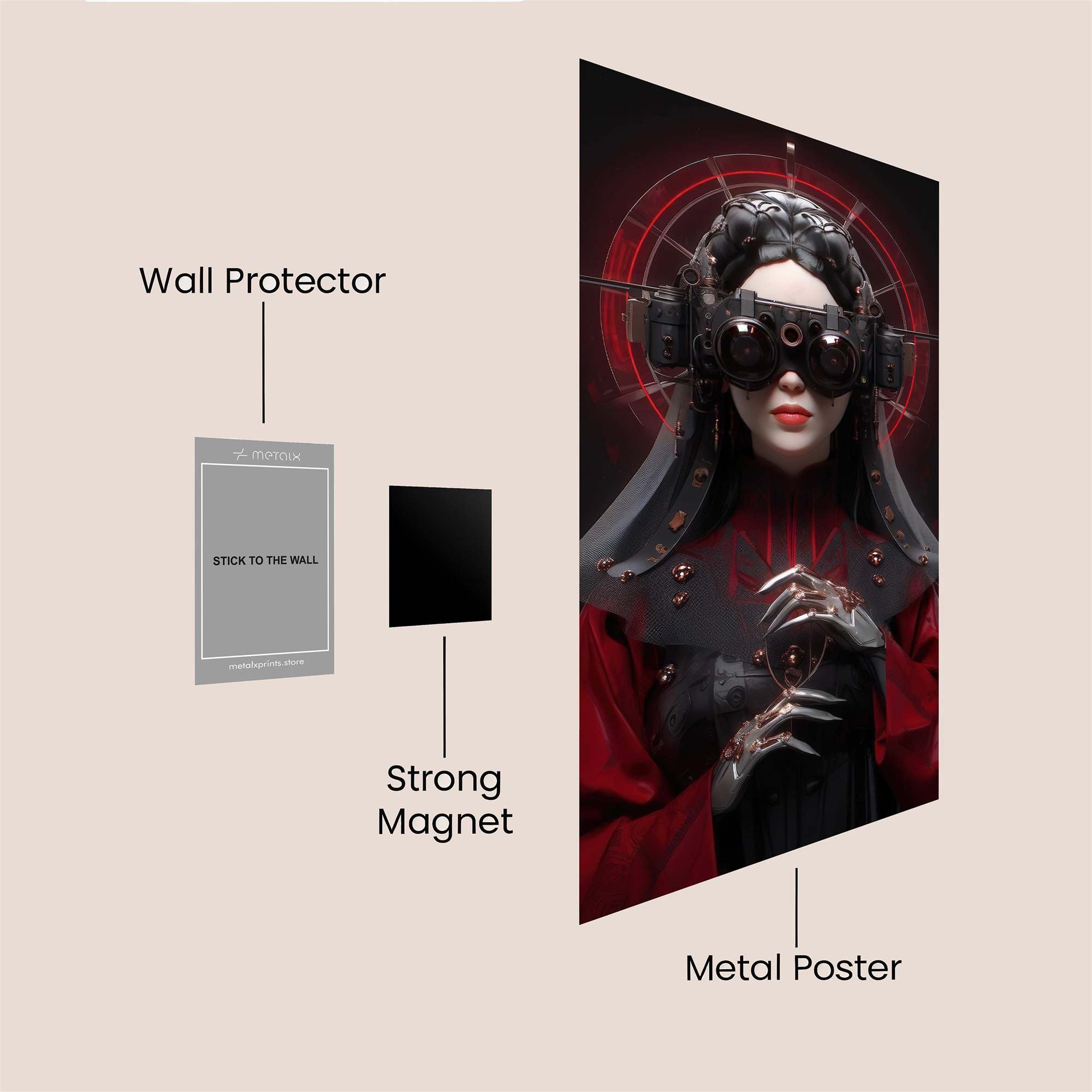 TechnoPriestess Safe Wall Magnetic / M