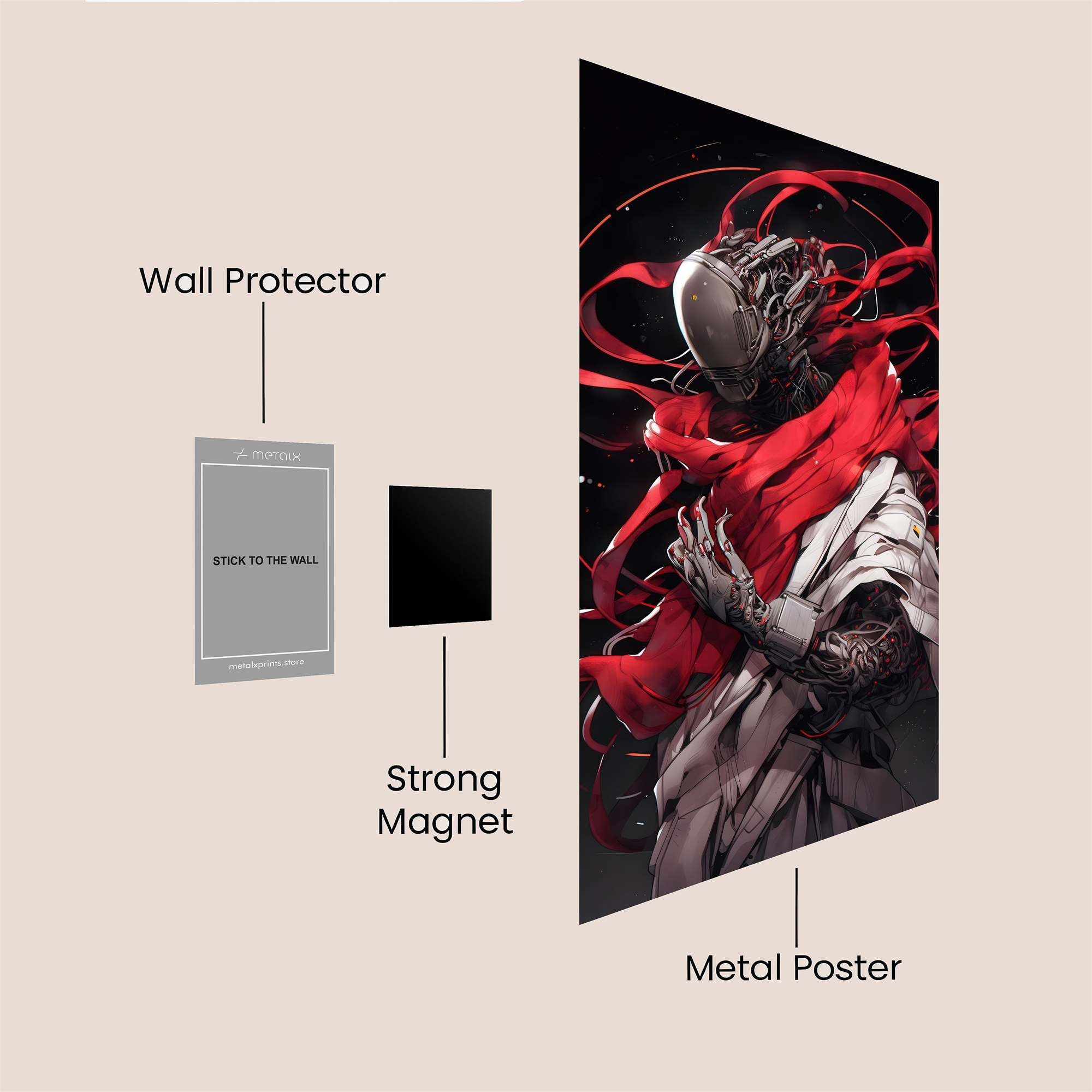 Crimson Agony Safe Wall Magnetic / M