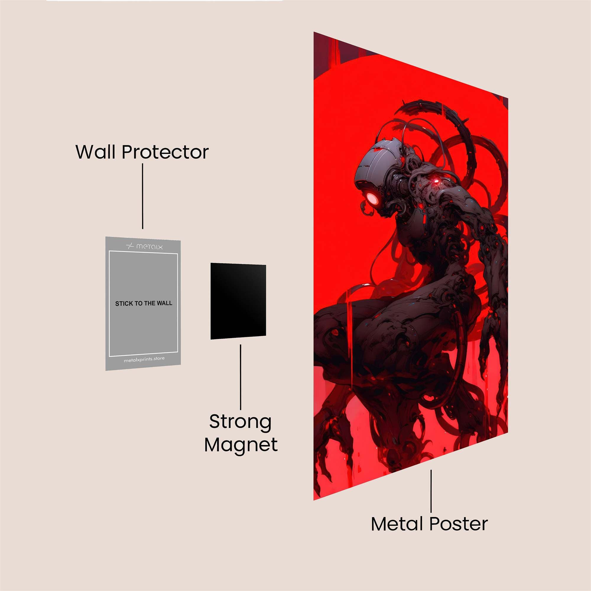 Cyber Menace Safe Wall Magnetic / M