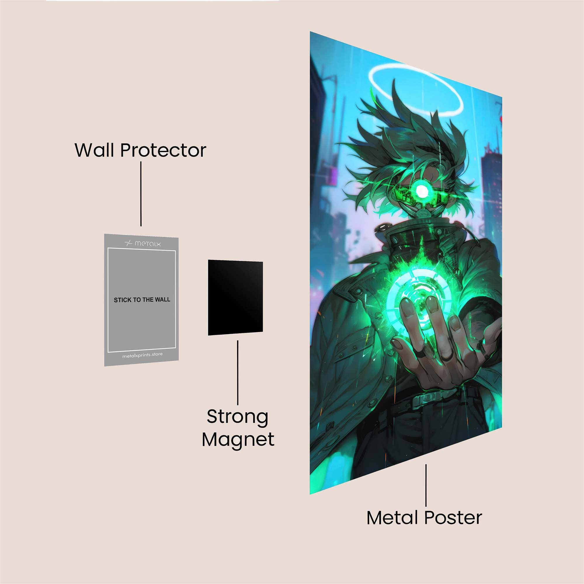 Neon Prophet Safe Wall Magnetic / M