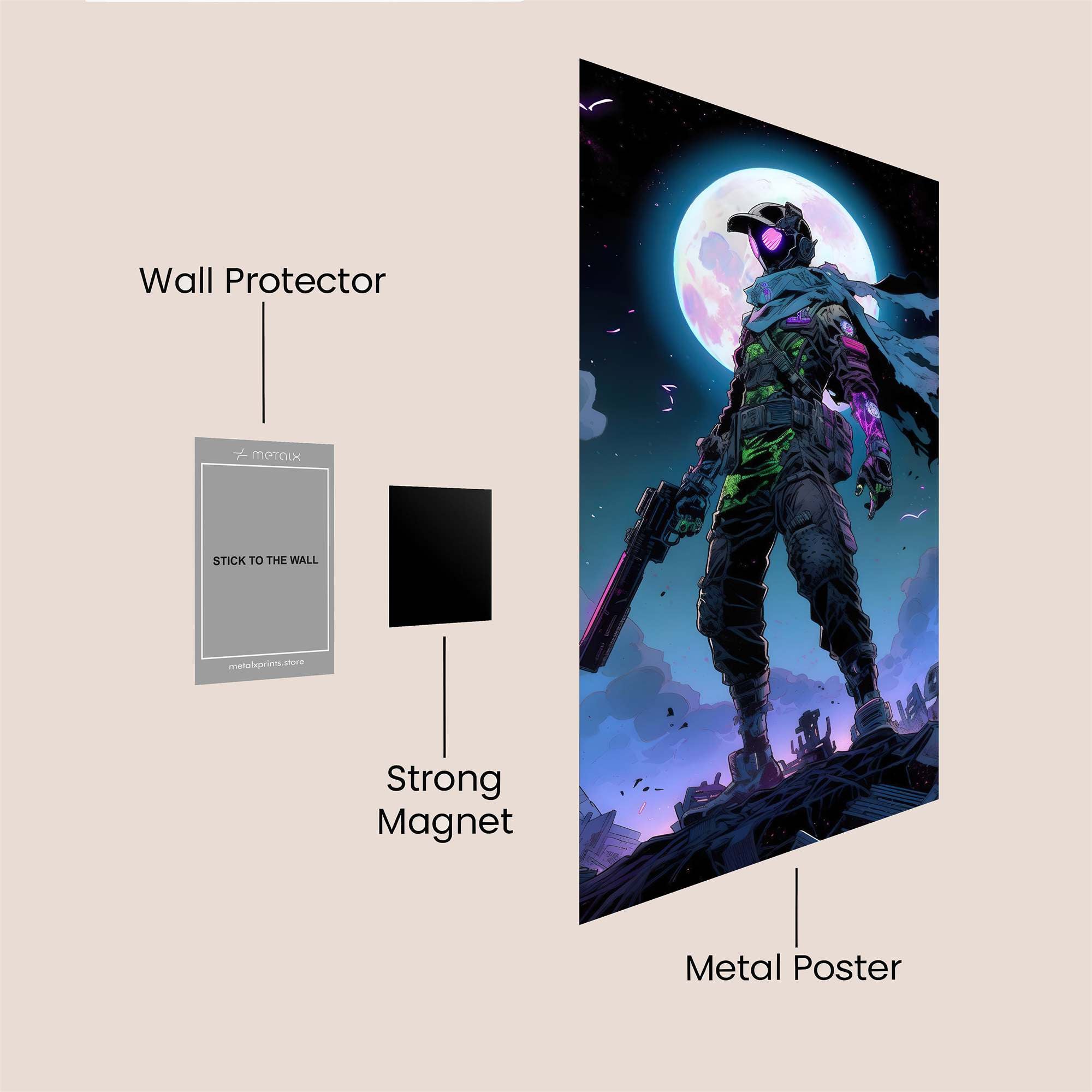 Valkyrie Vengeful Safe Wall Magnetic / M