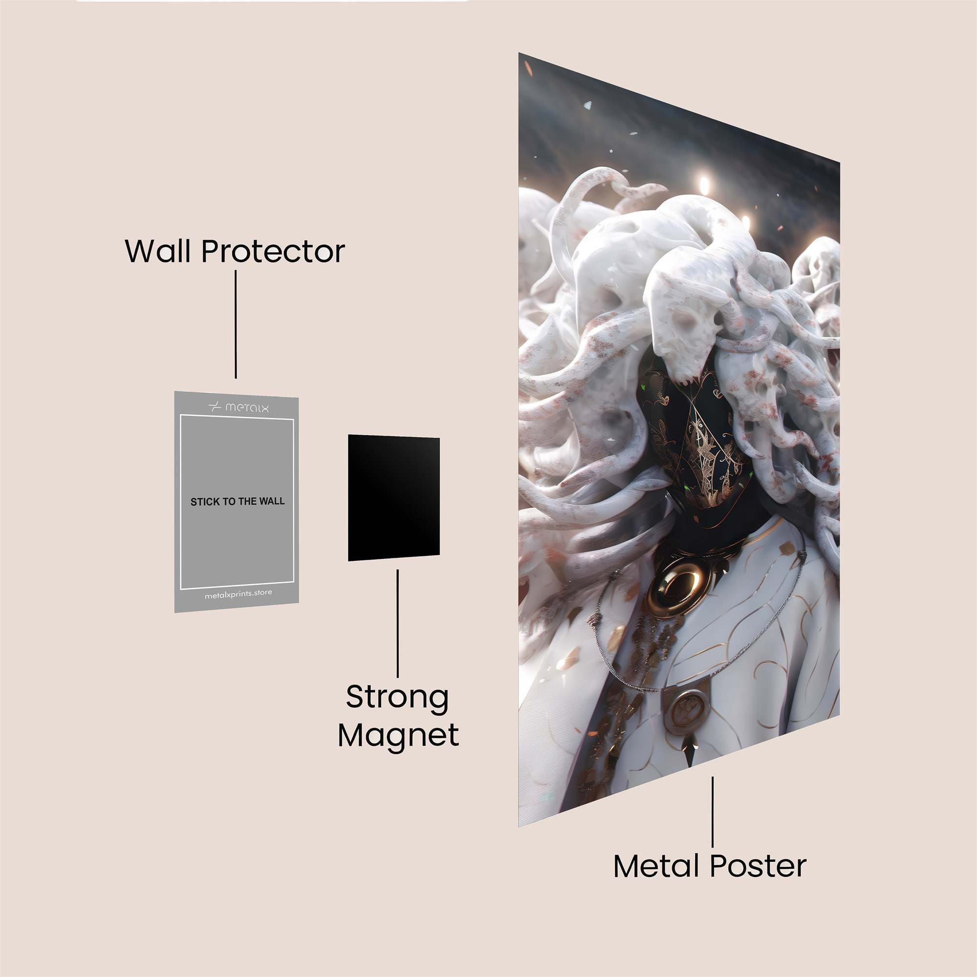 Medusa Majestic Safe Wall Magnetic / M