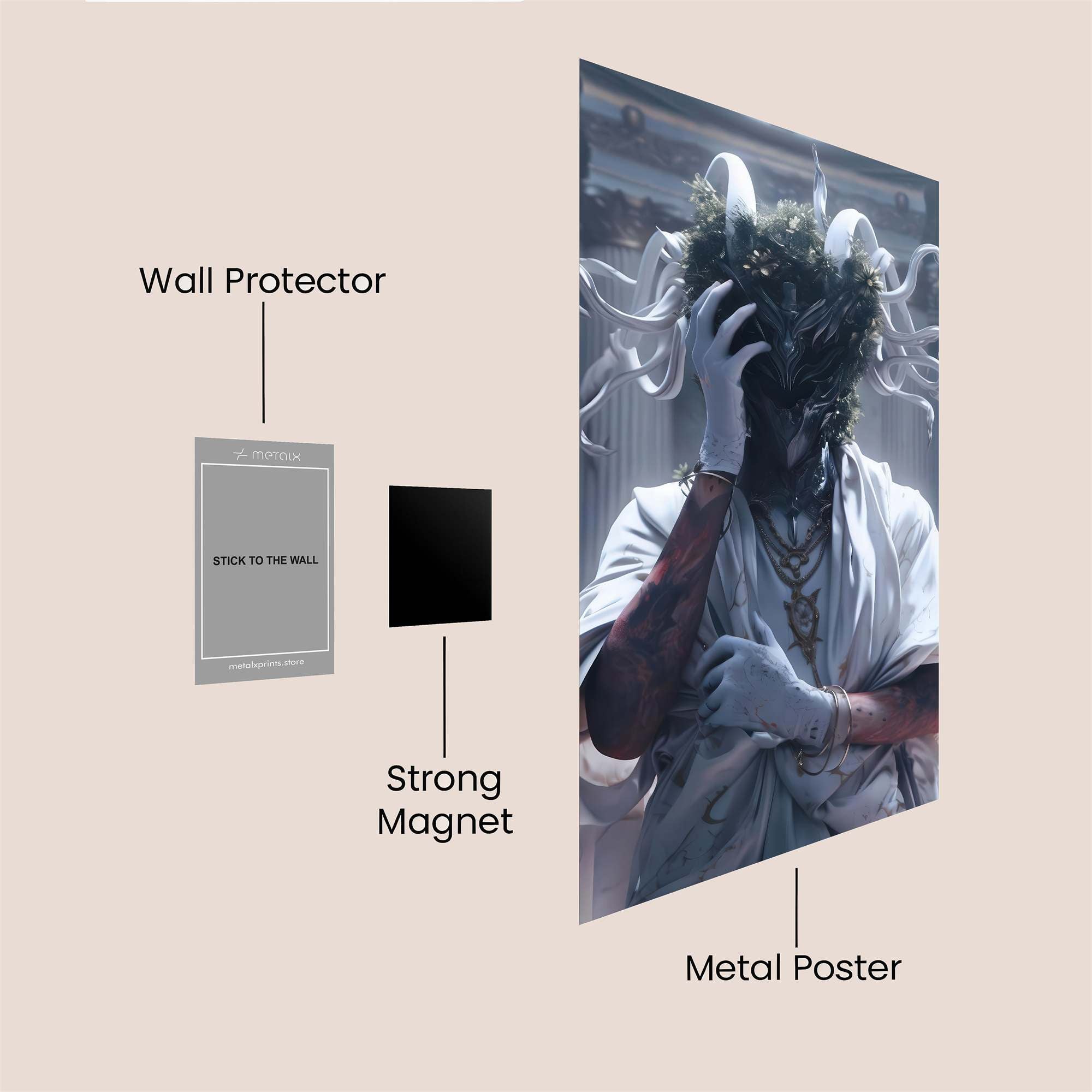 Medusa Enigmatic Safe Wall Magnetic / M