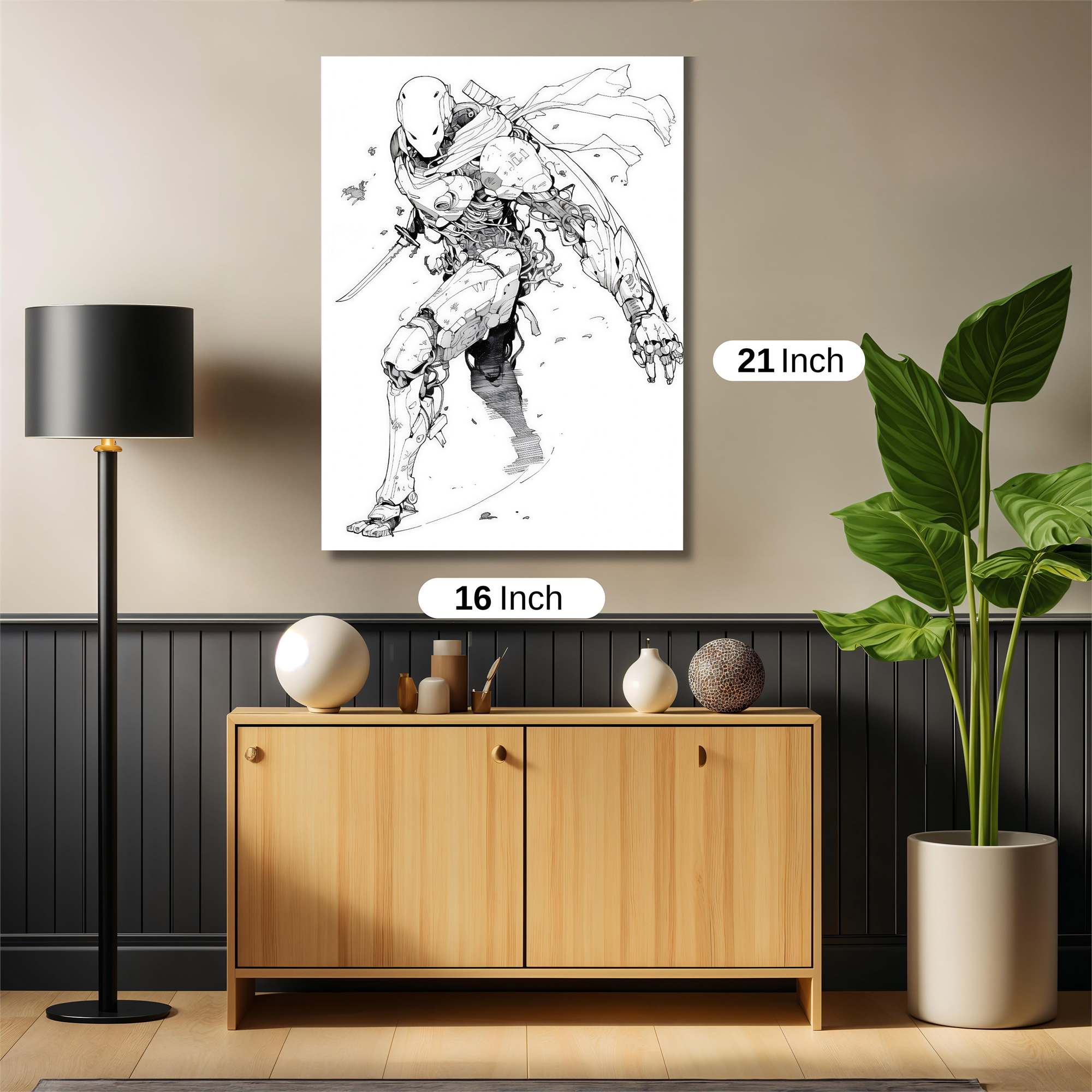 Samurai Serenity Safe Wall Magnetic / M