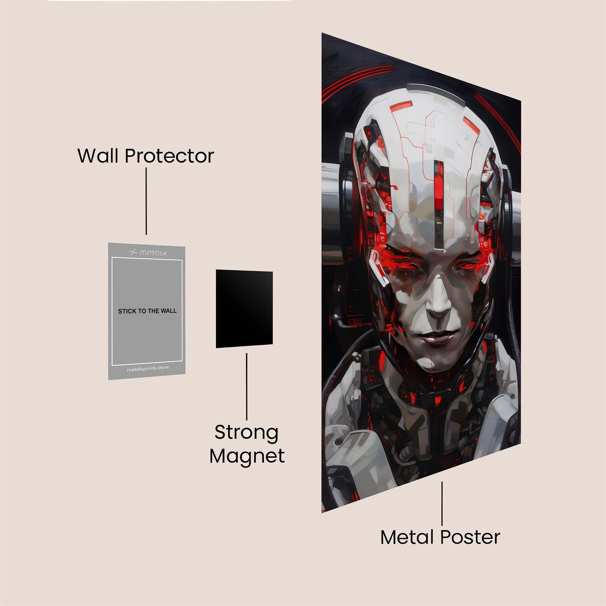 Robot Serenity Safe Wall Magnetic / M