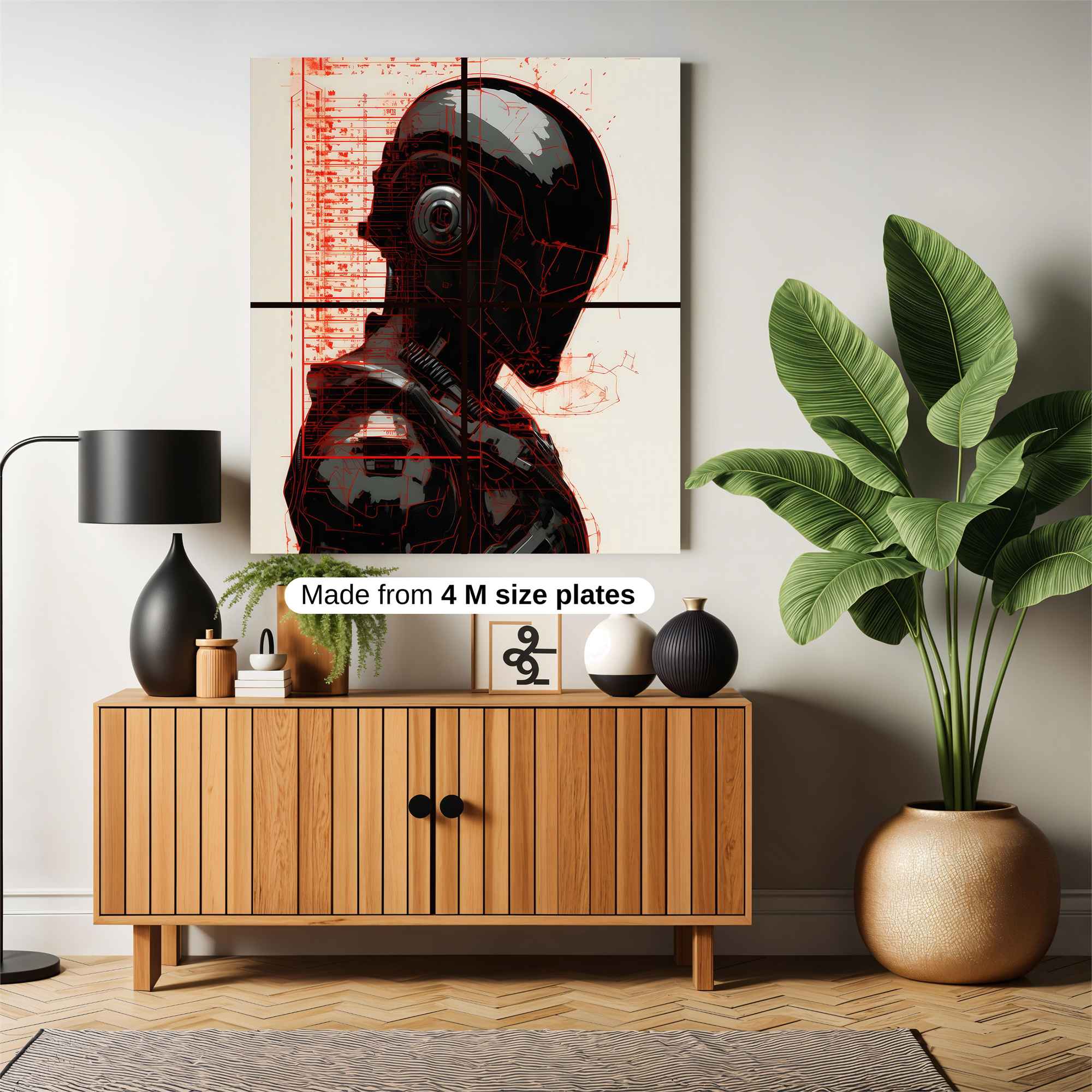 Robot Enigma Safe Wall Magnetic / M