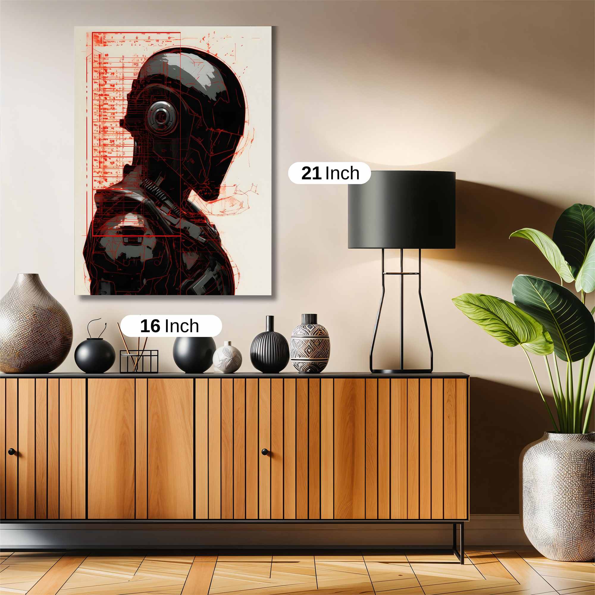 Robot Enigma Safe Wall Magnetic / M