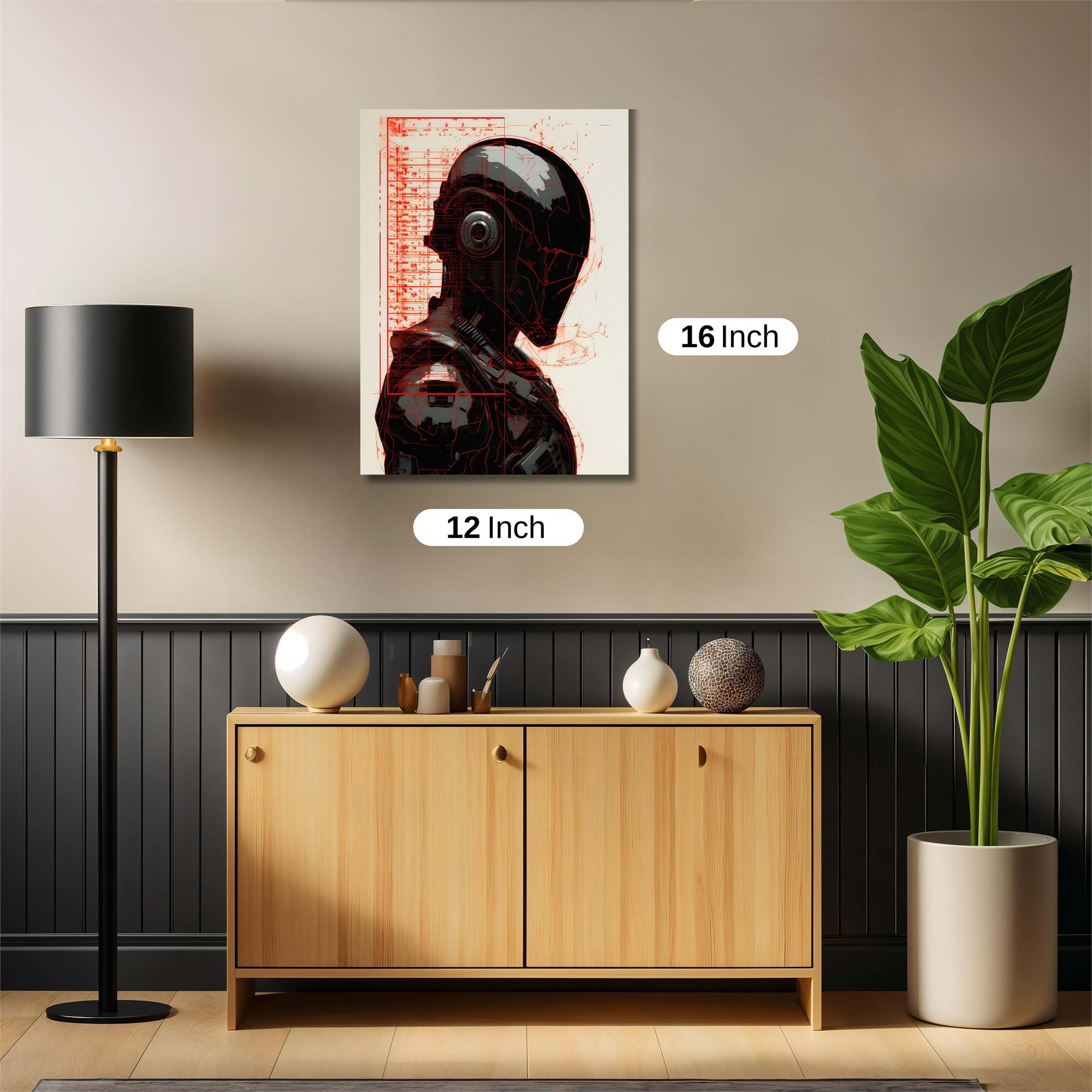 Robot Enigma Safe Wall Magnetic / M