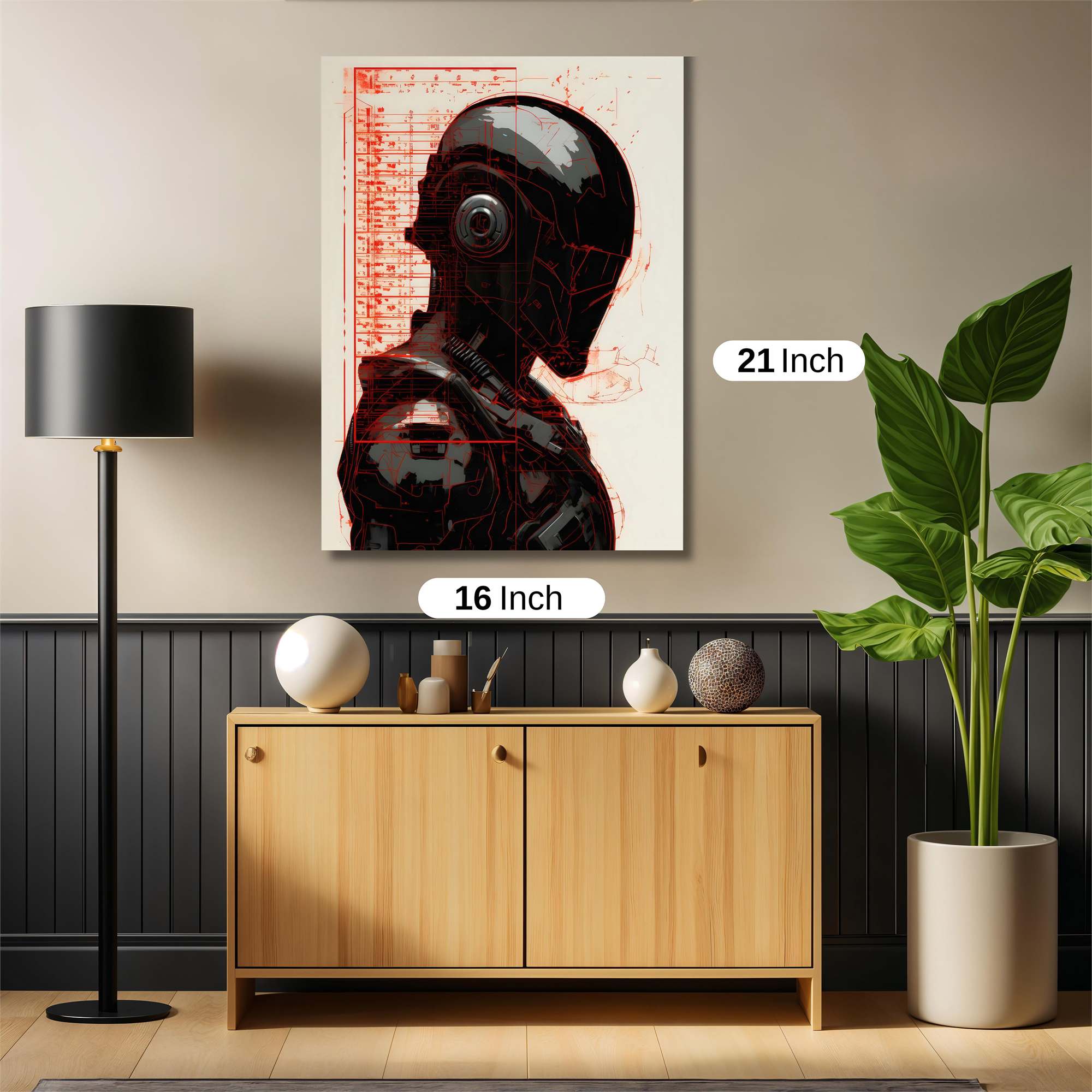 Robot Enigma Safe Wall Magnetic / M