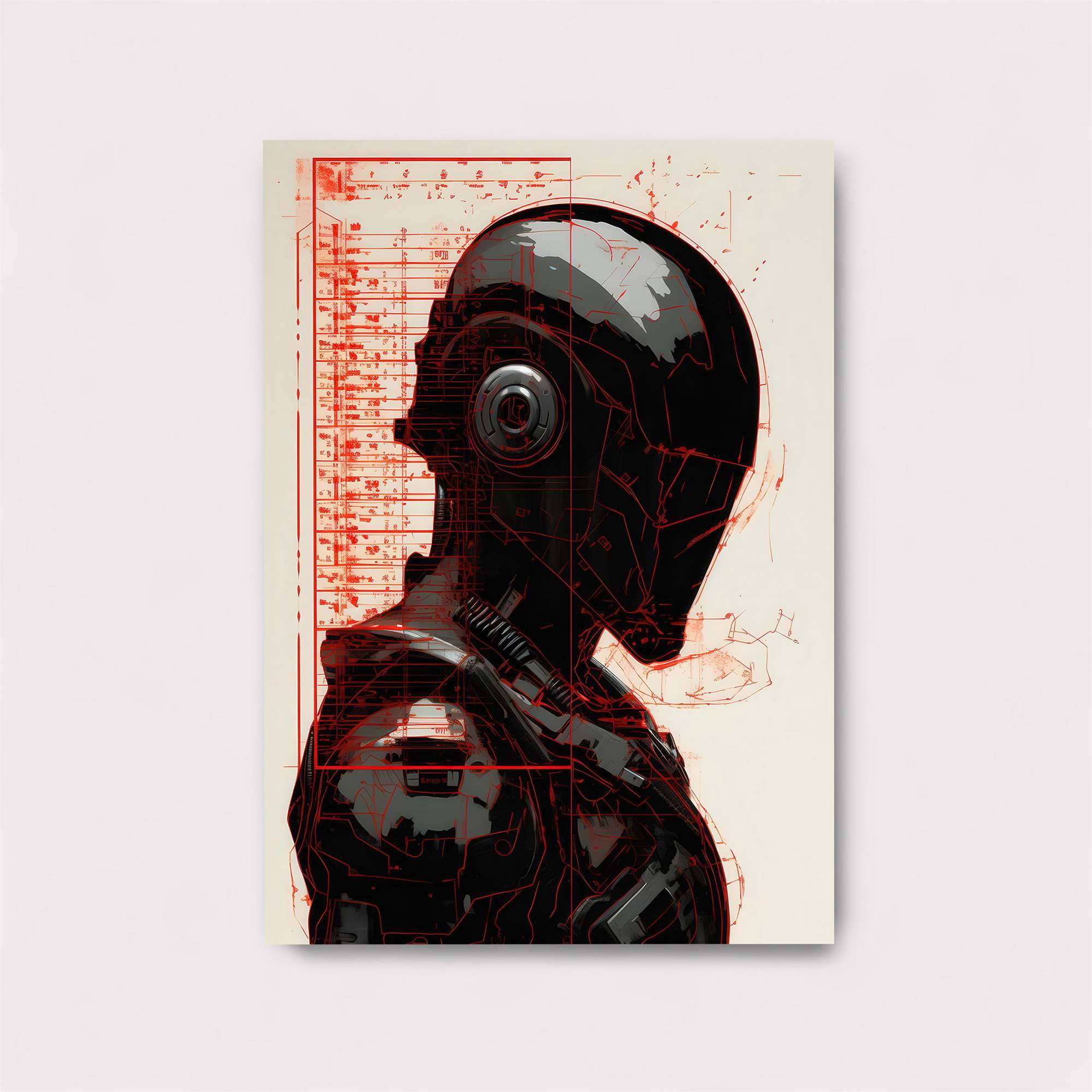 Robot Enigma Safe Wall Magnetic / M