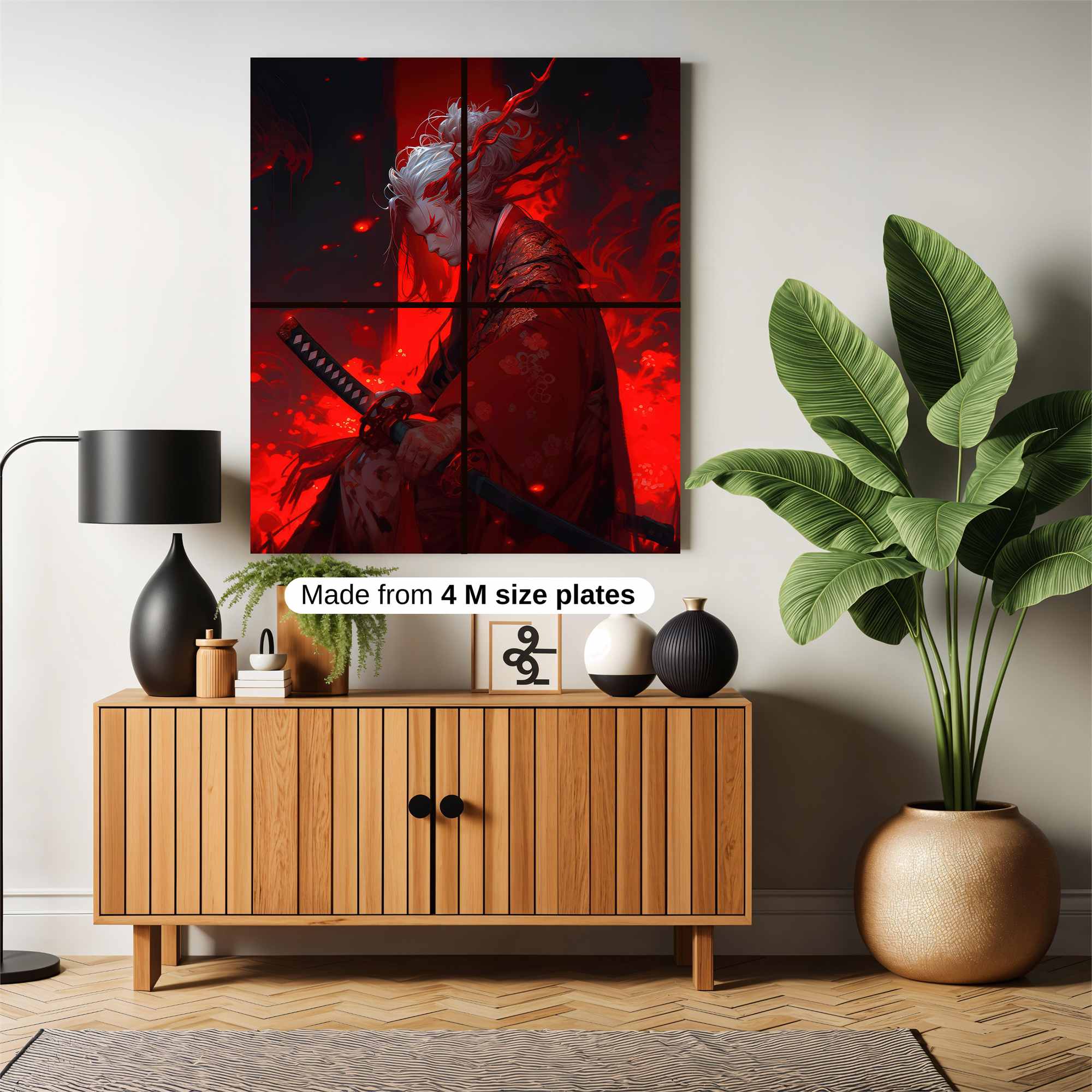 Samurai Inferno Safe Wall Magnetic / M