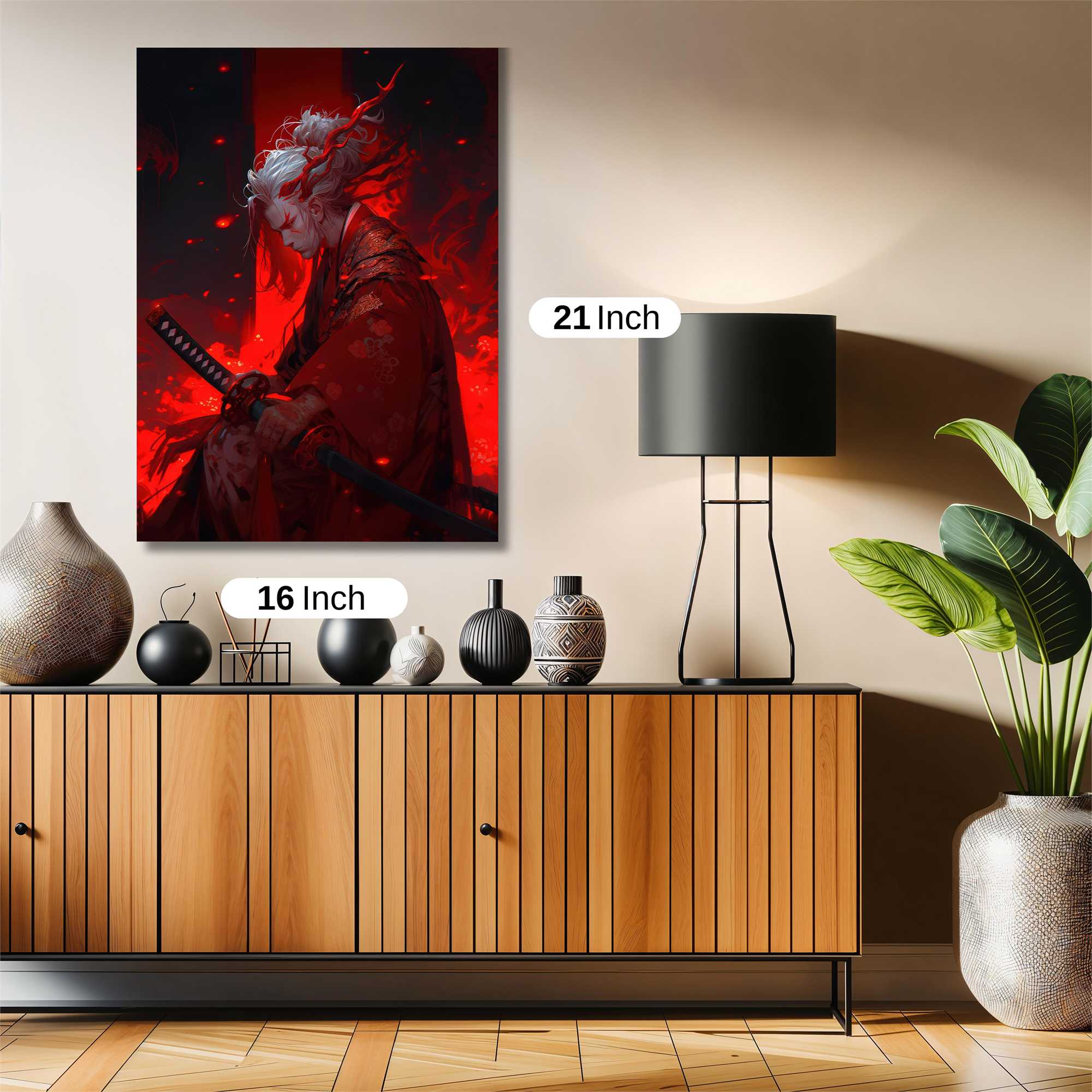 Samurai Inferno Safe Wall Magnetic / M