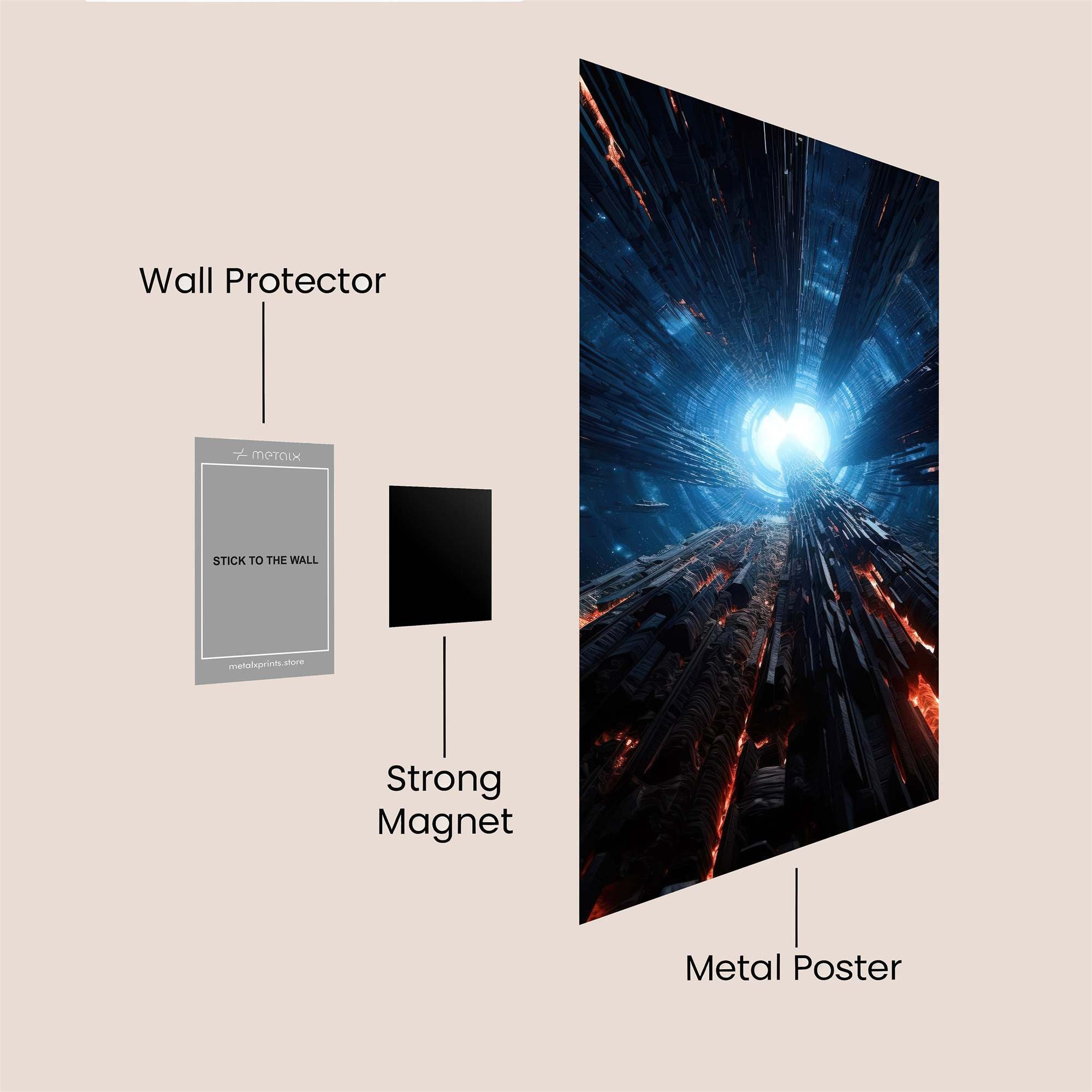 Wormhole Odyssey Safe Wall Magnetic / M