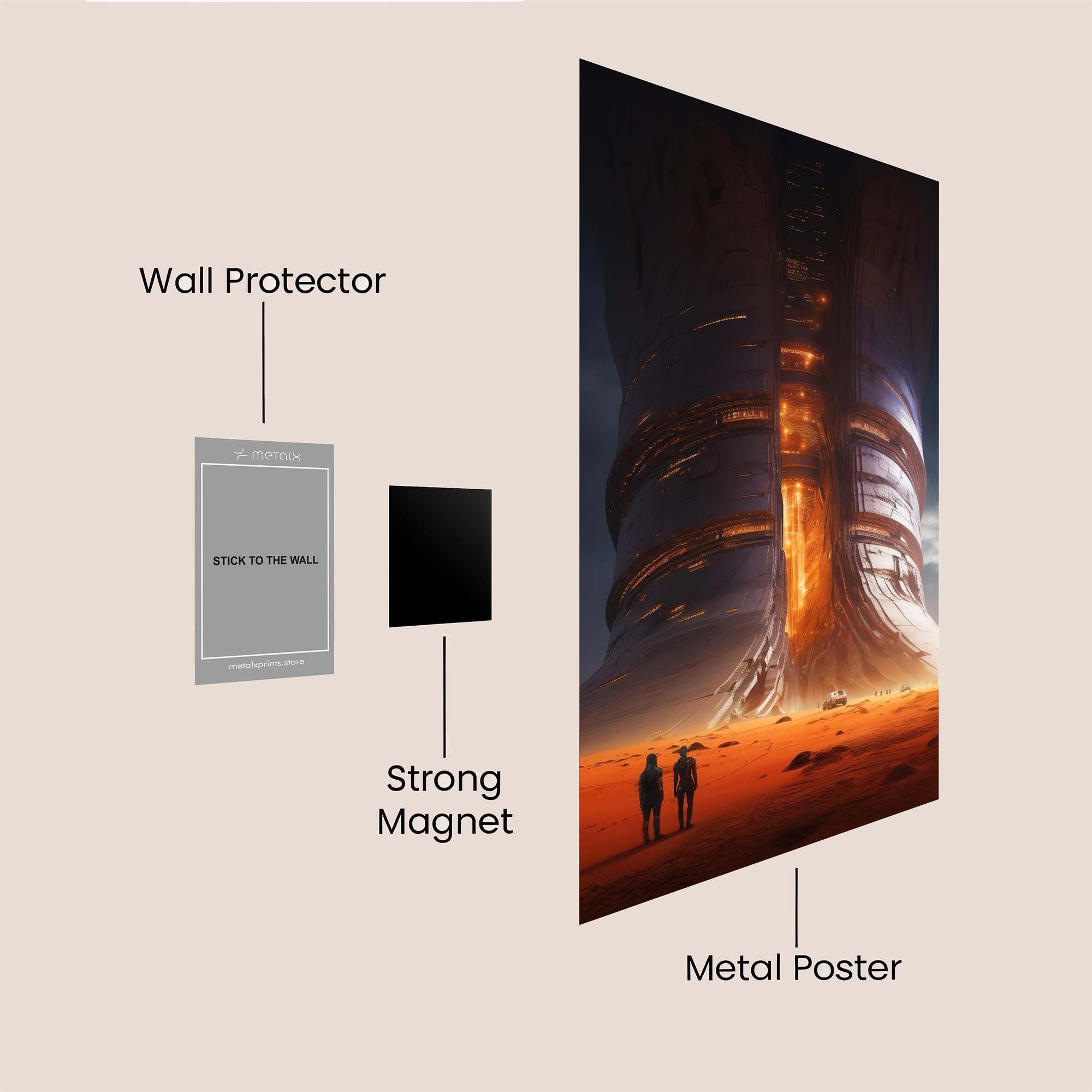 Monolith Awe Safe Wall Magnetic / M