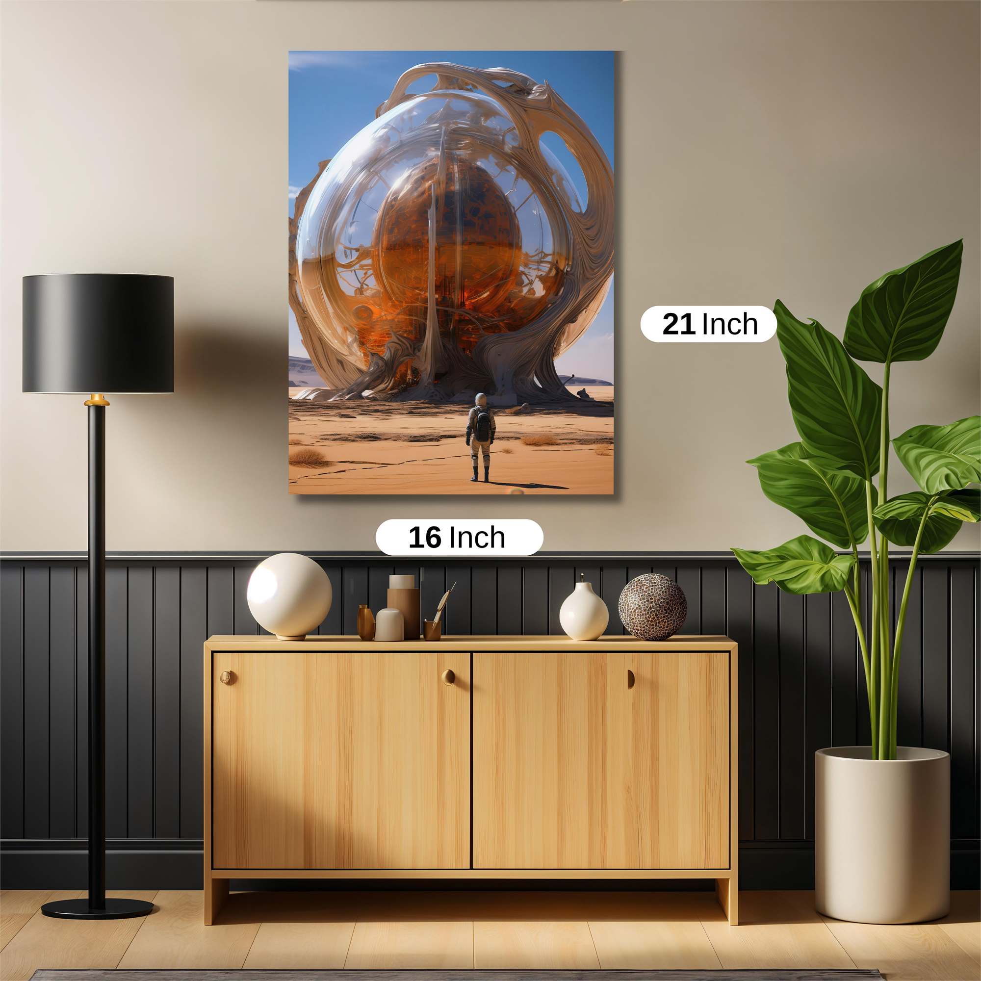 Sphere Enigma Safe Wall Magnetic / M