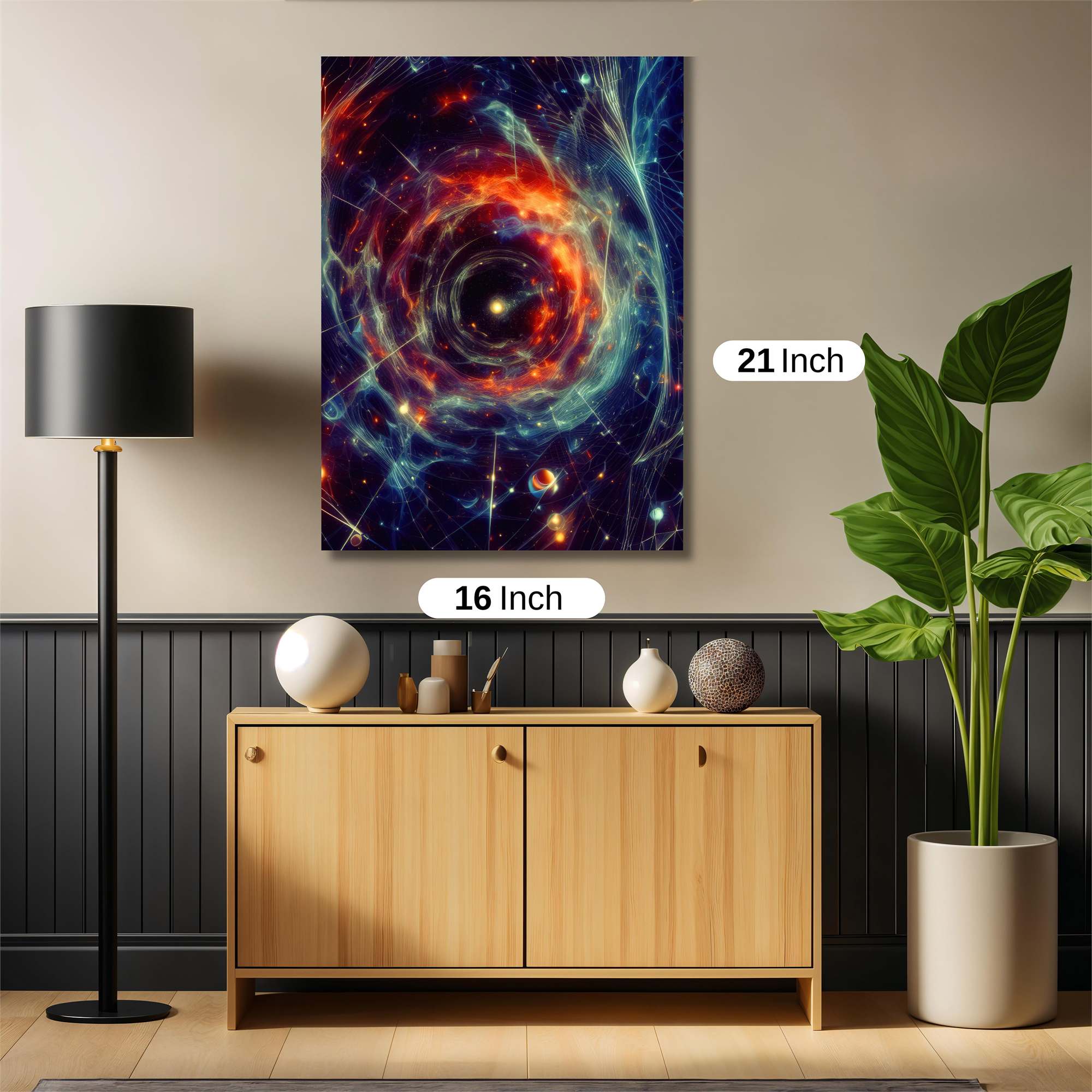 Cosmic Whirl Safe Wall Magnetic / M