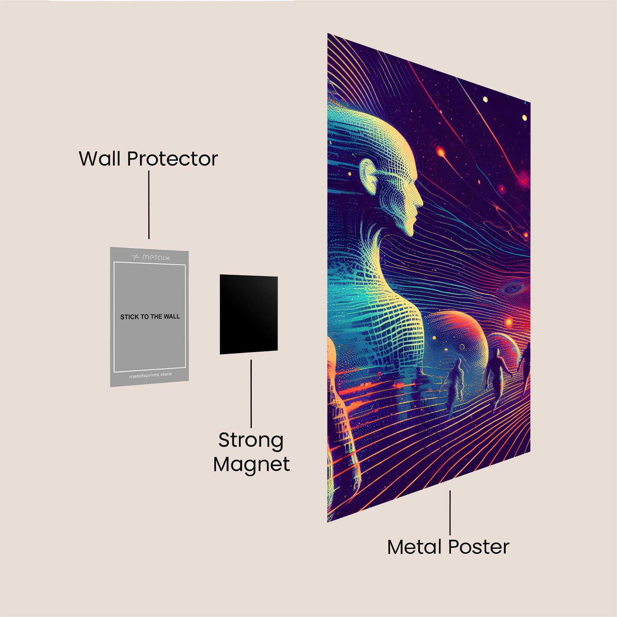 MindWarp Safe Wall Magnetic / M