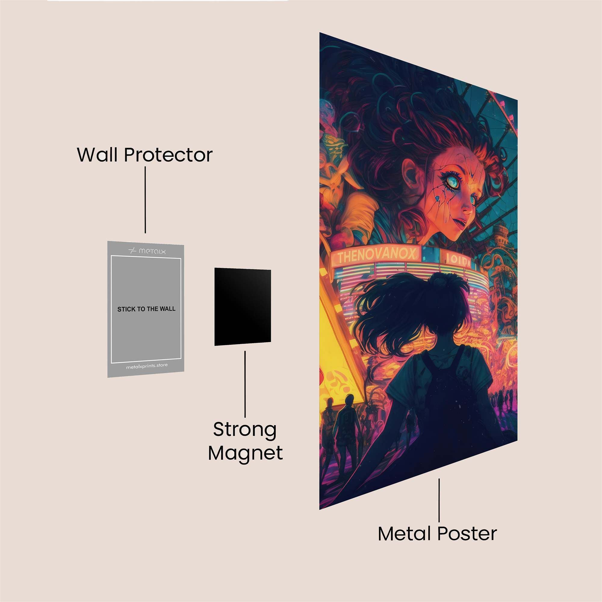 Carnival Chaos Safe Wall Magnetic / M