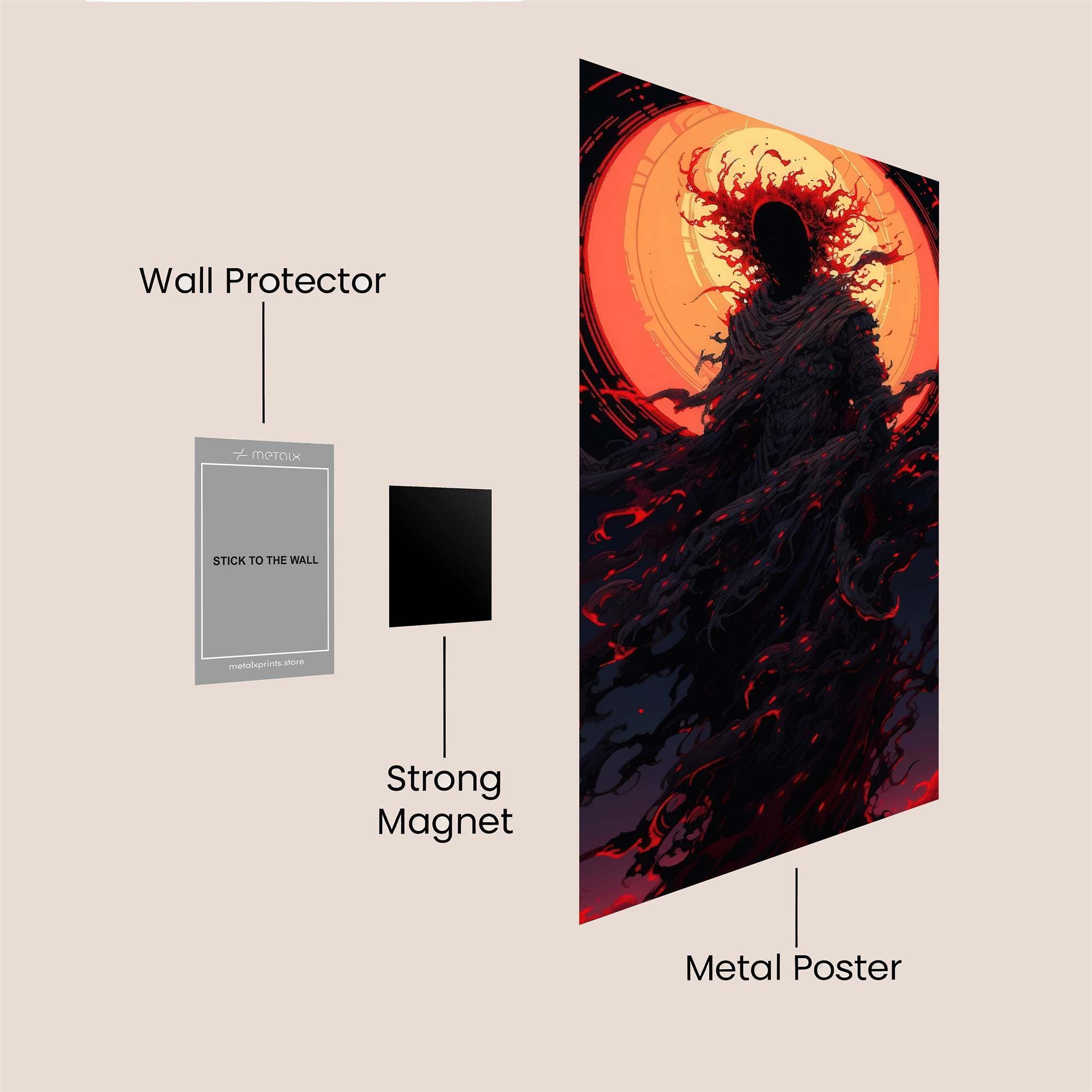 Shadow Eruption Safe Wall Magnetic / M