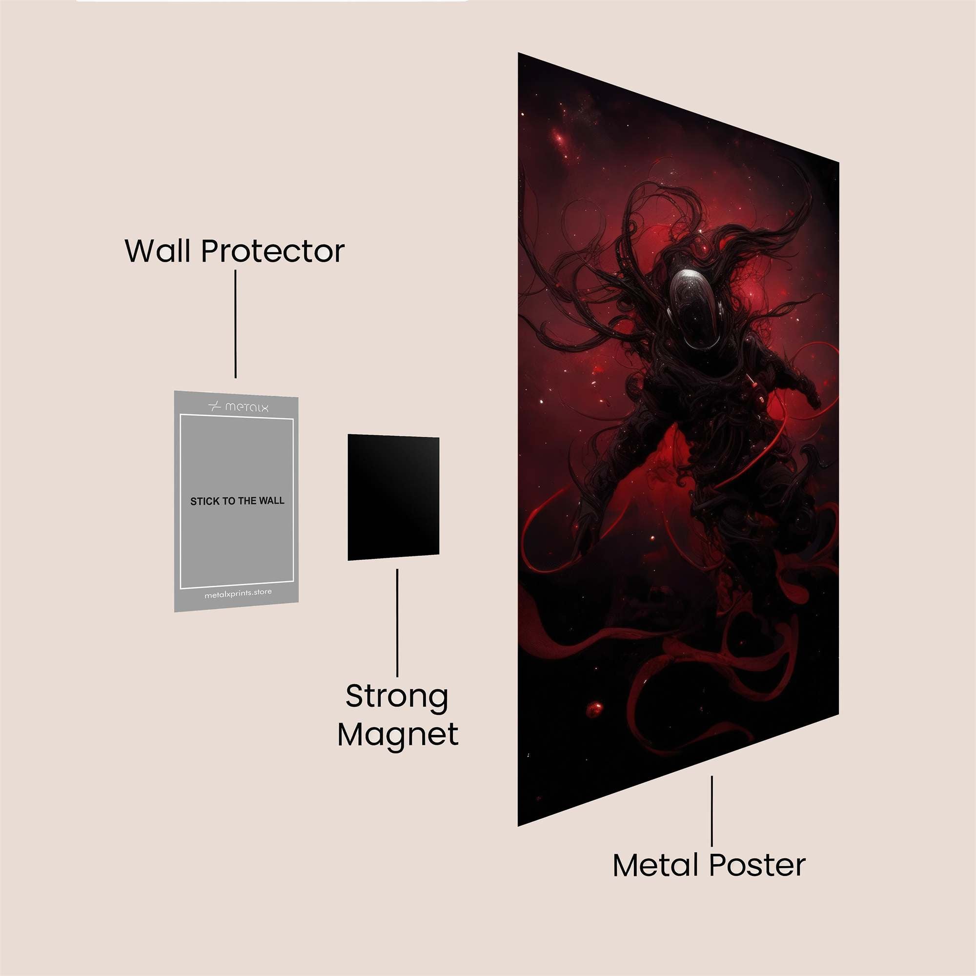 Void Terror Safe Wall Magnetic / M