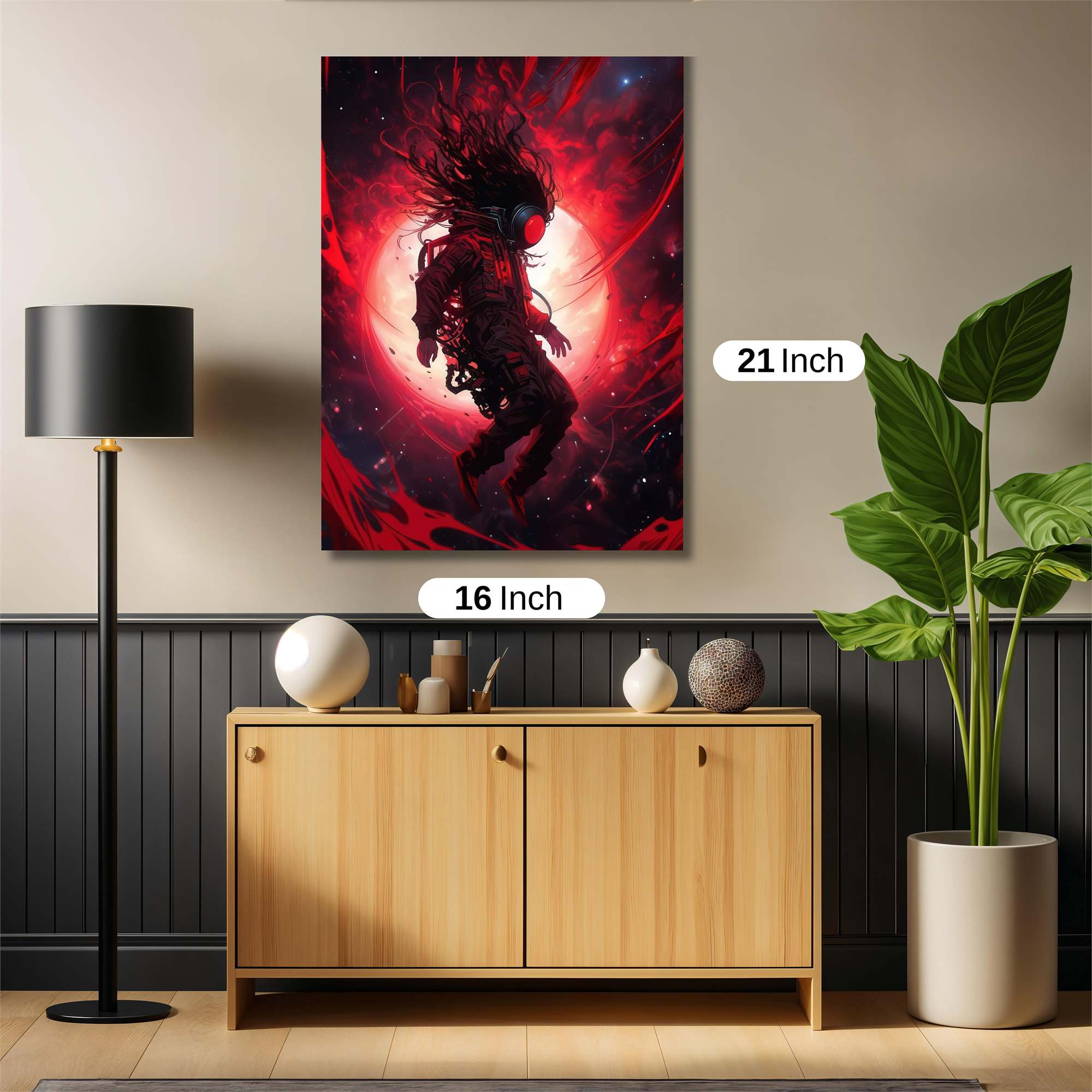 Astronaut Fury Safe Wall Magnetic / M