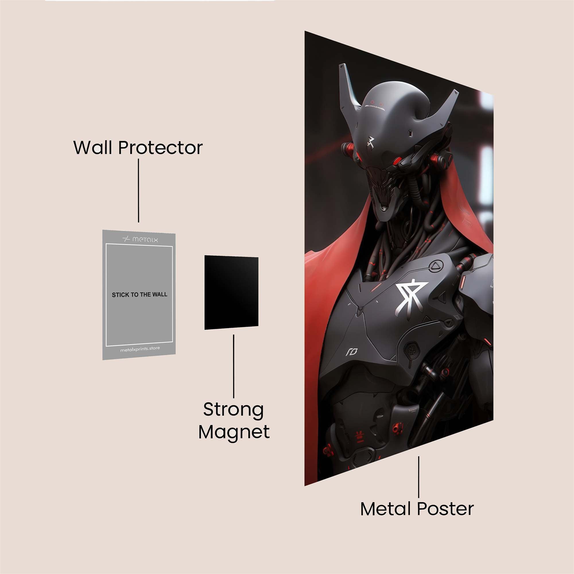 Knight Somber Safe Wall Magnetic / M