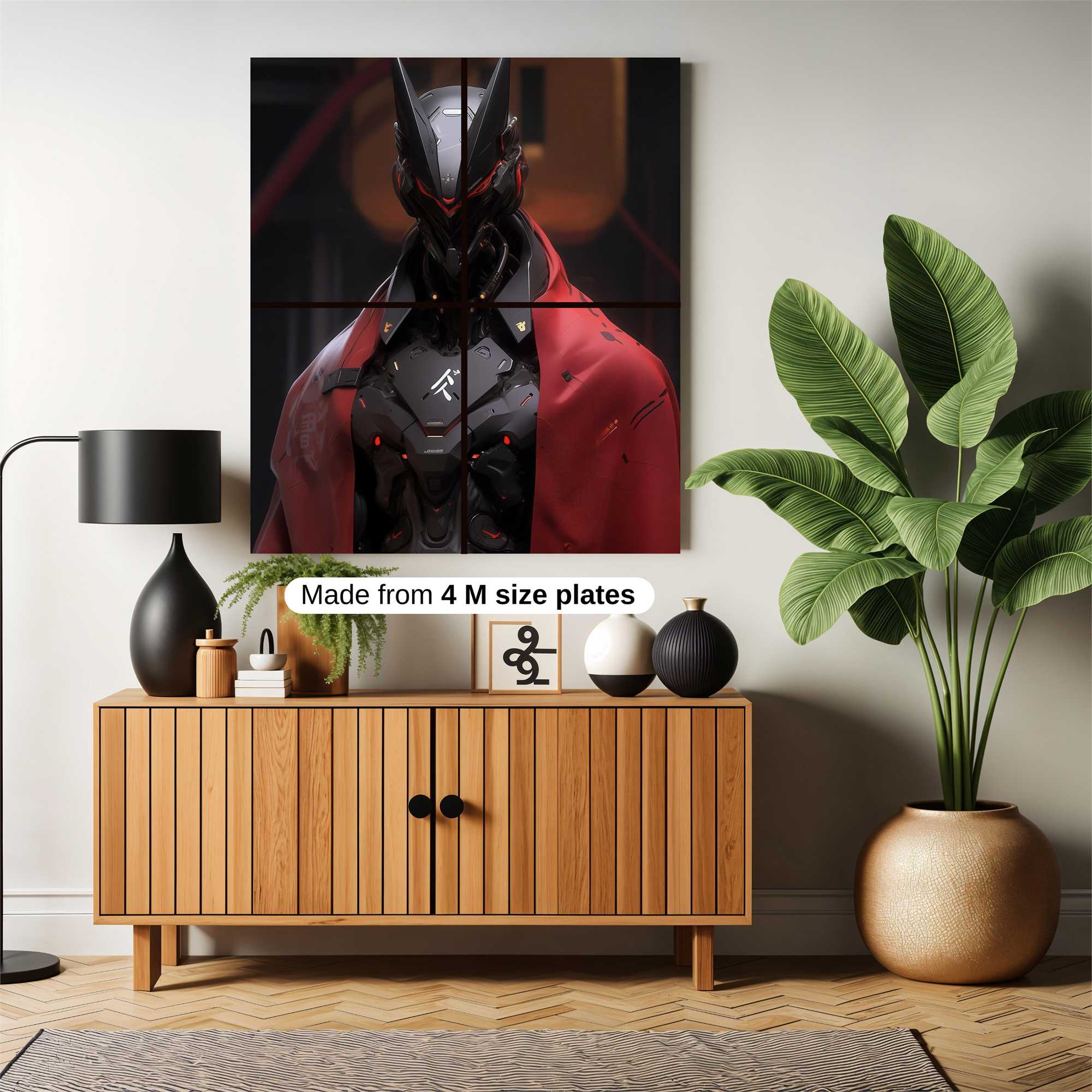 Cyber Samurai Safe Wall Magnetic / M