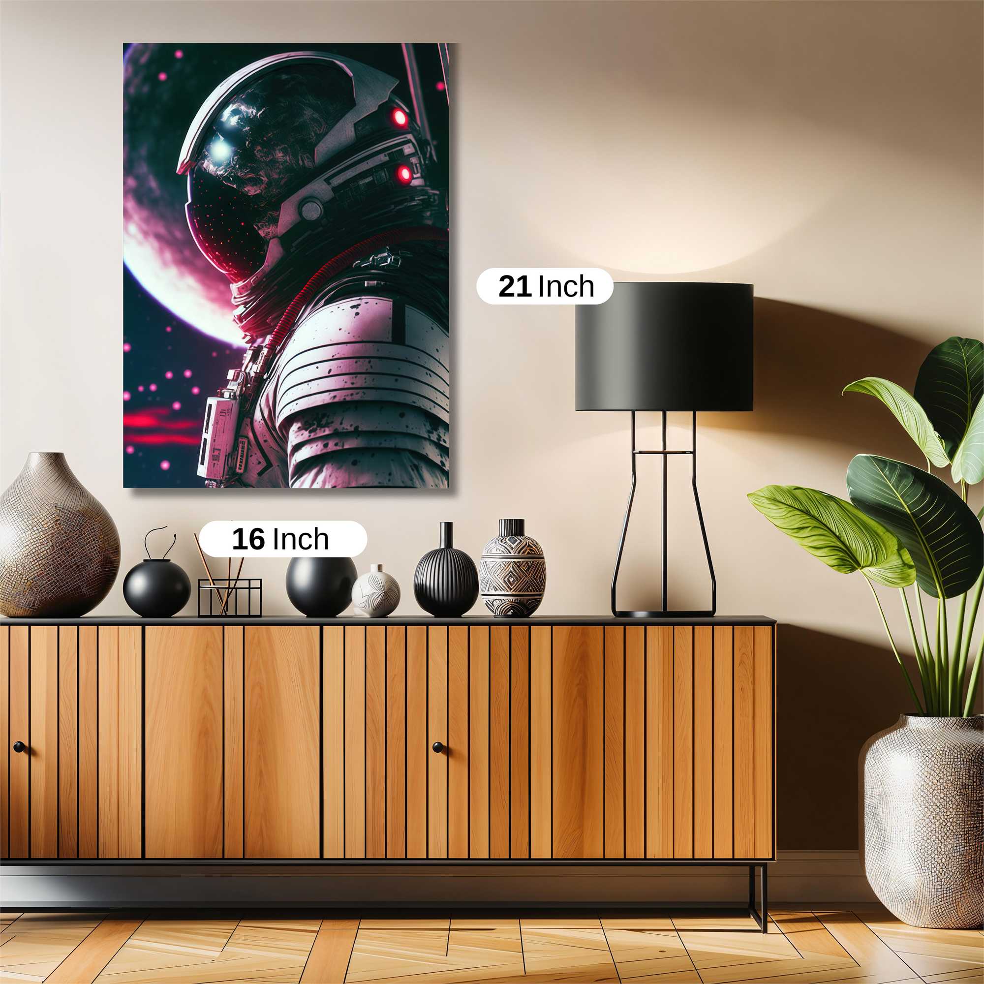 Astronaut Enigma Safe Wall Magnetic / M