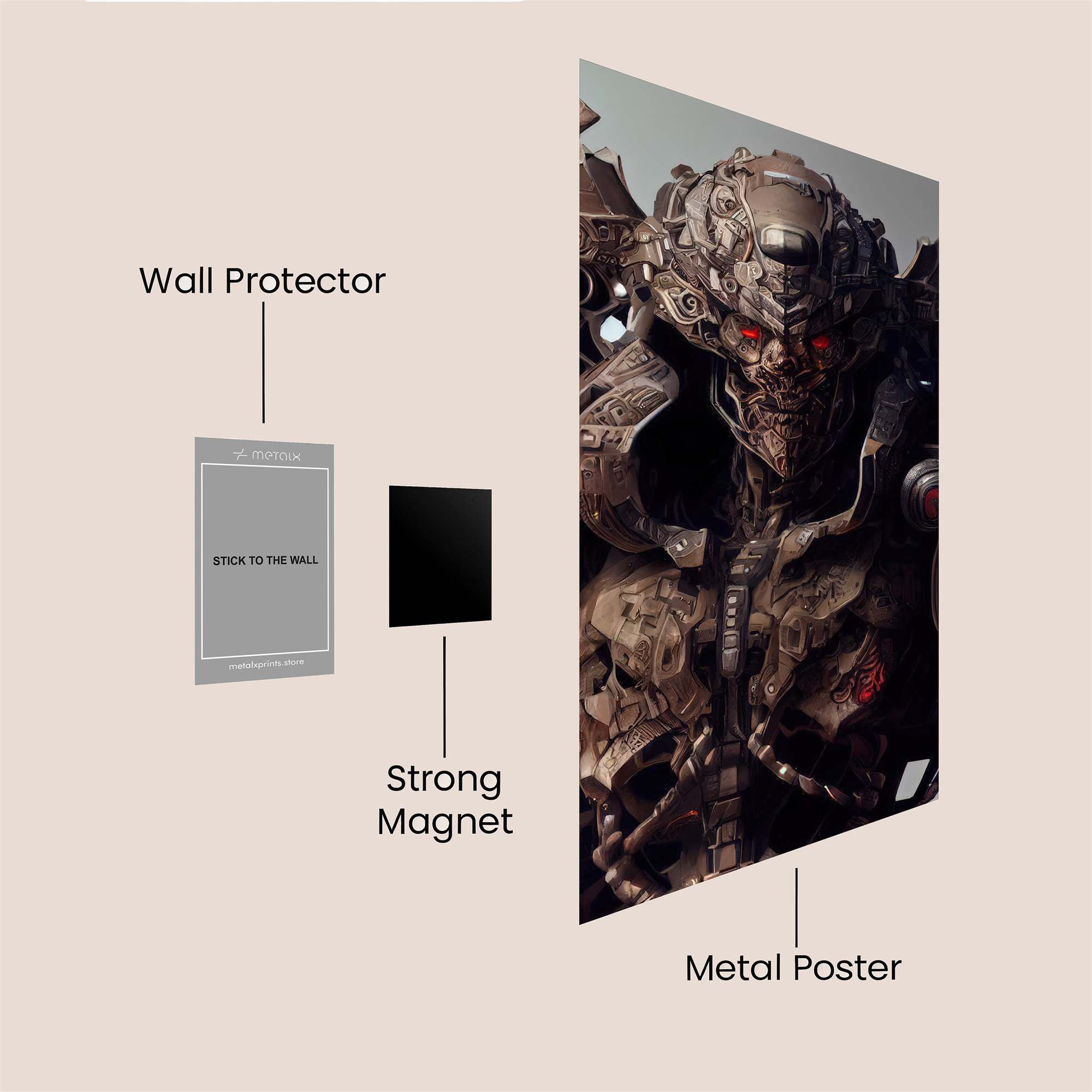 Sentinel Menace Safe Wall Magnetic / M