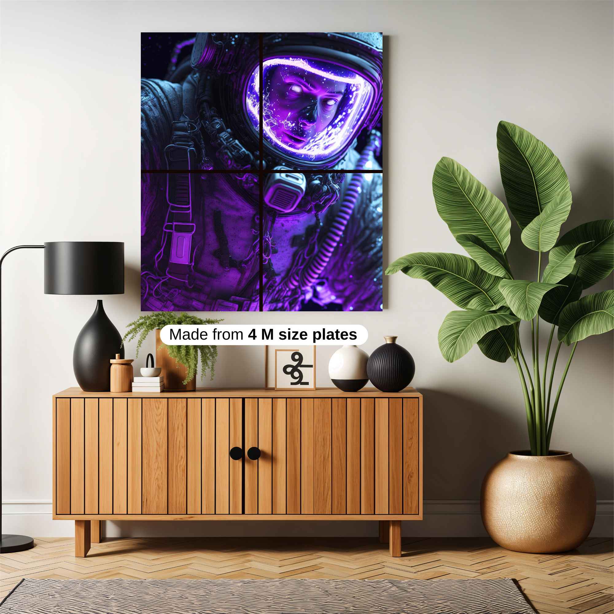 Astronaut Ethereal Safe Wall Magnetic / M