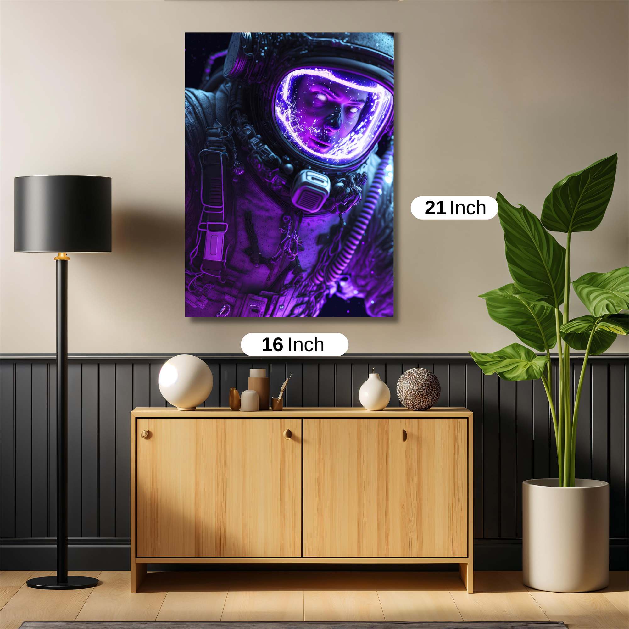 Astronaut Ethereal Safe Wall Magnetic / M