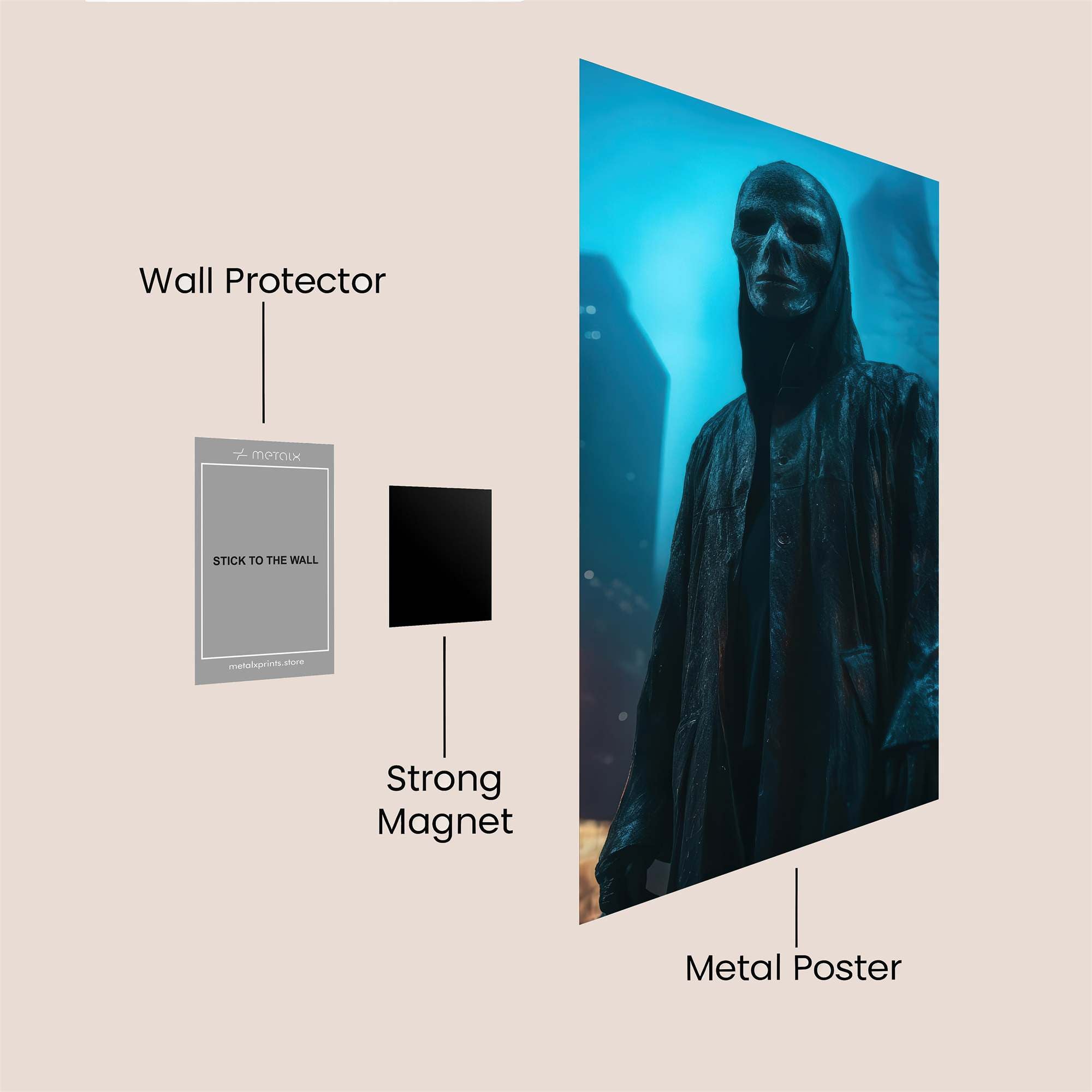Samurai Valor Safe Wall Magnetic / M