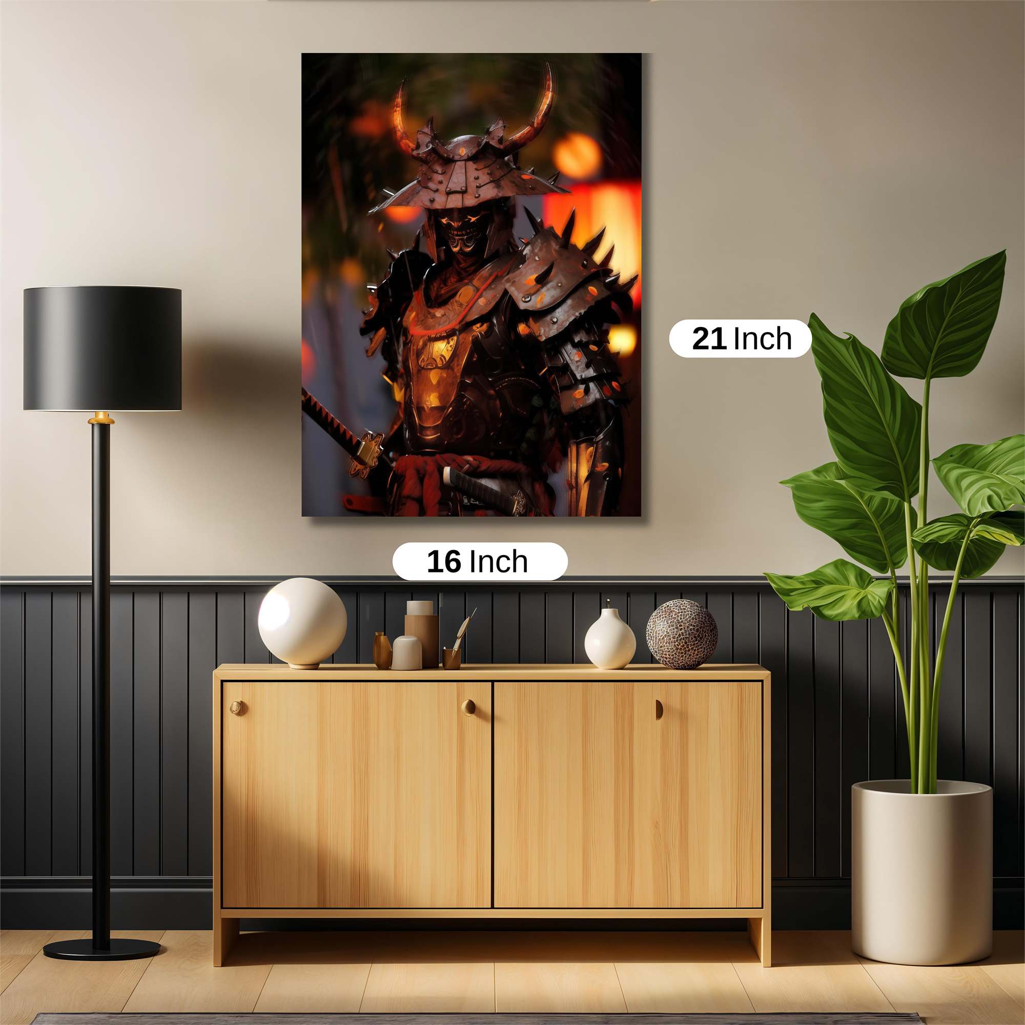 Samurai Inferno Safe Wall Magnetic / M