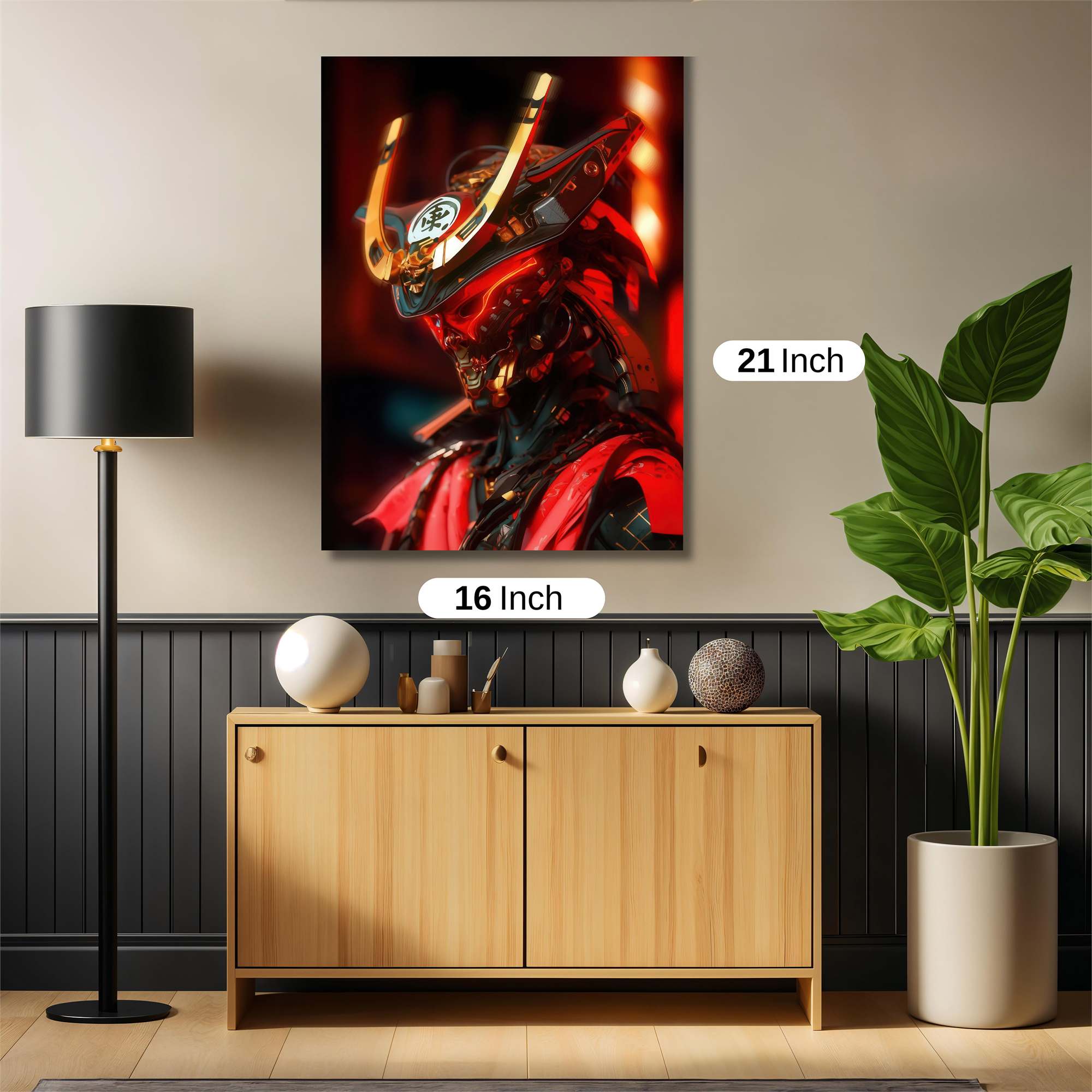 Samurai Fury Safe Wall Magnetic / M