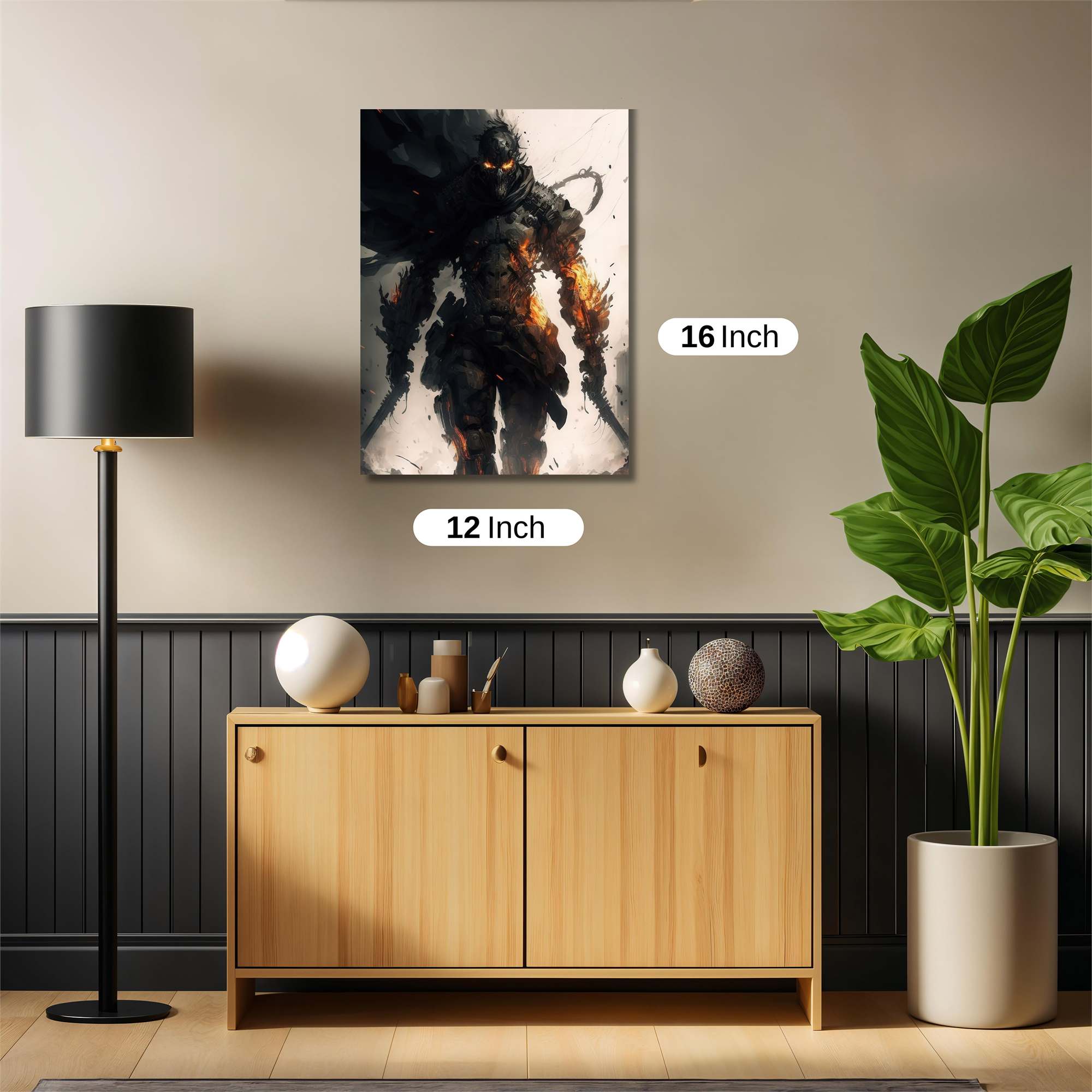 Shadow Inferno Safe Wall Magnetic / M