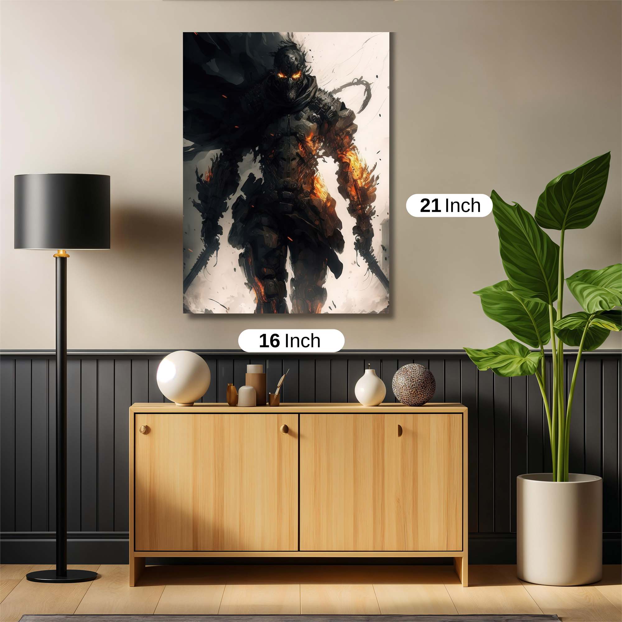 Shadow Inferno Safe Wall Magnetic / M
