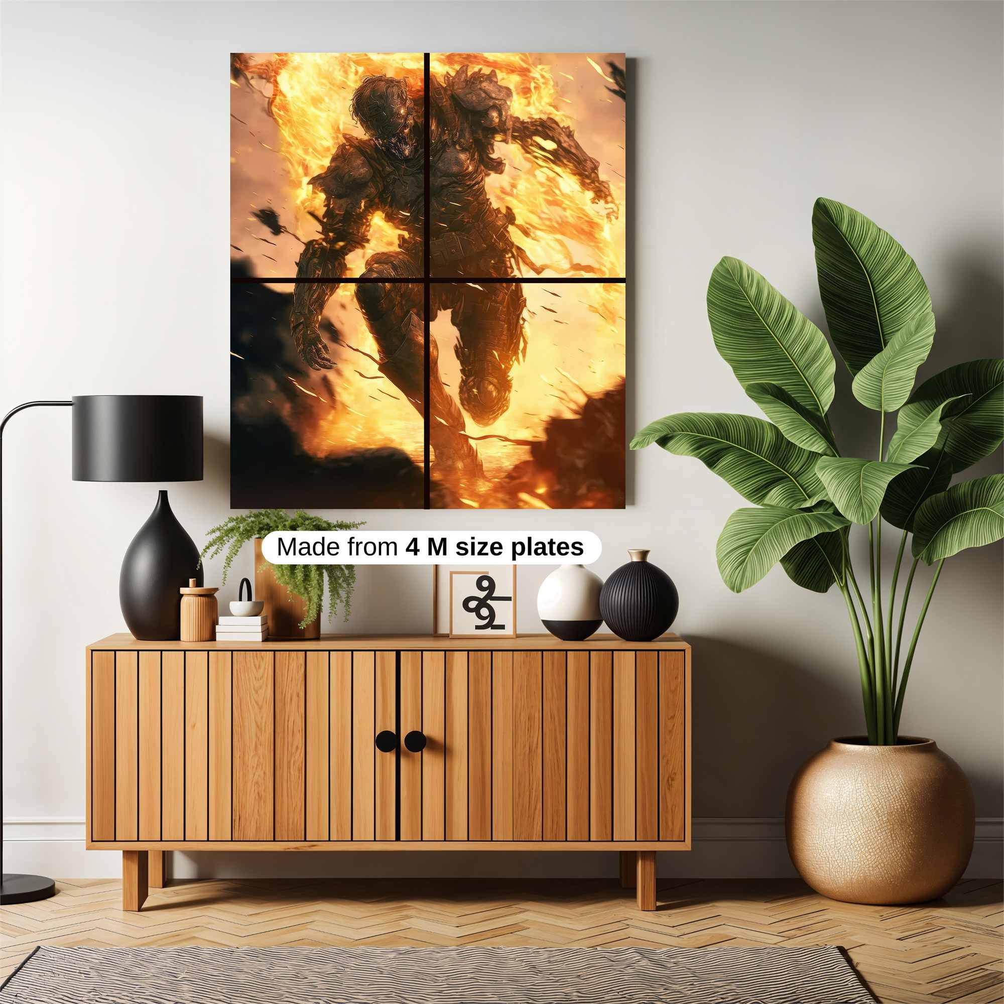 Inferno Warrior Safe Wall Magnetic / M