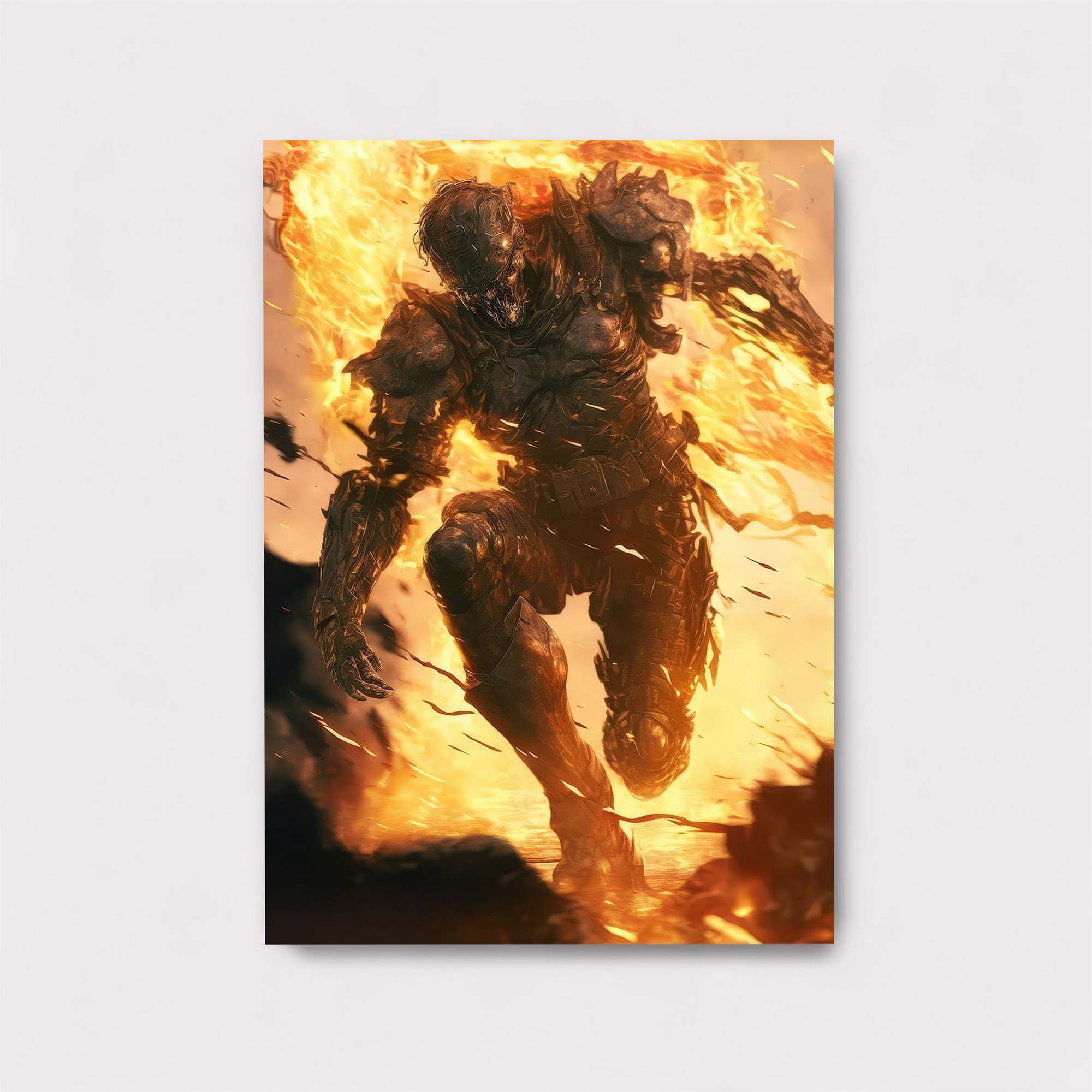 Inferno Warrior Safe Wall Magnetic / M