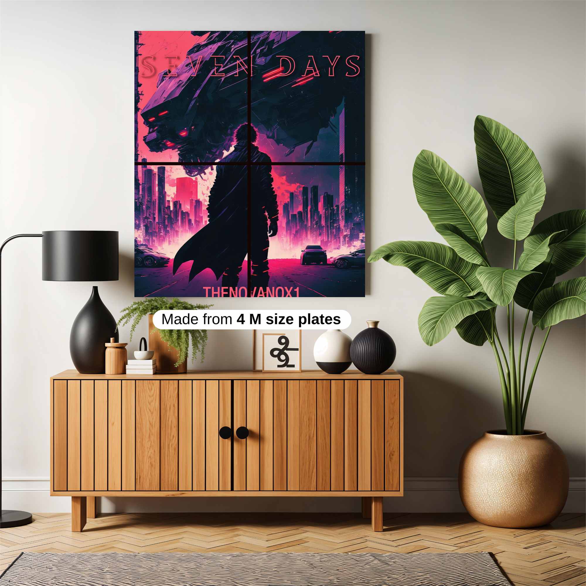 Cyber Dawn Safe Wall Magnetic / M