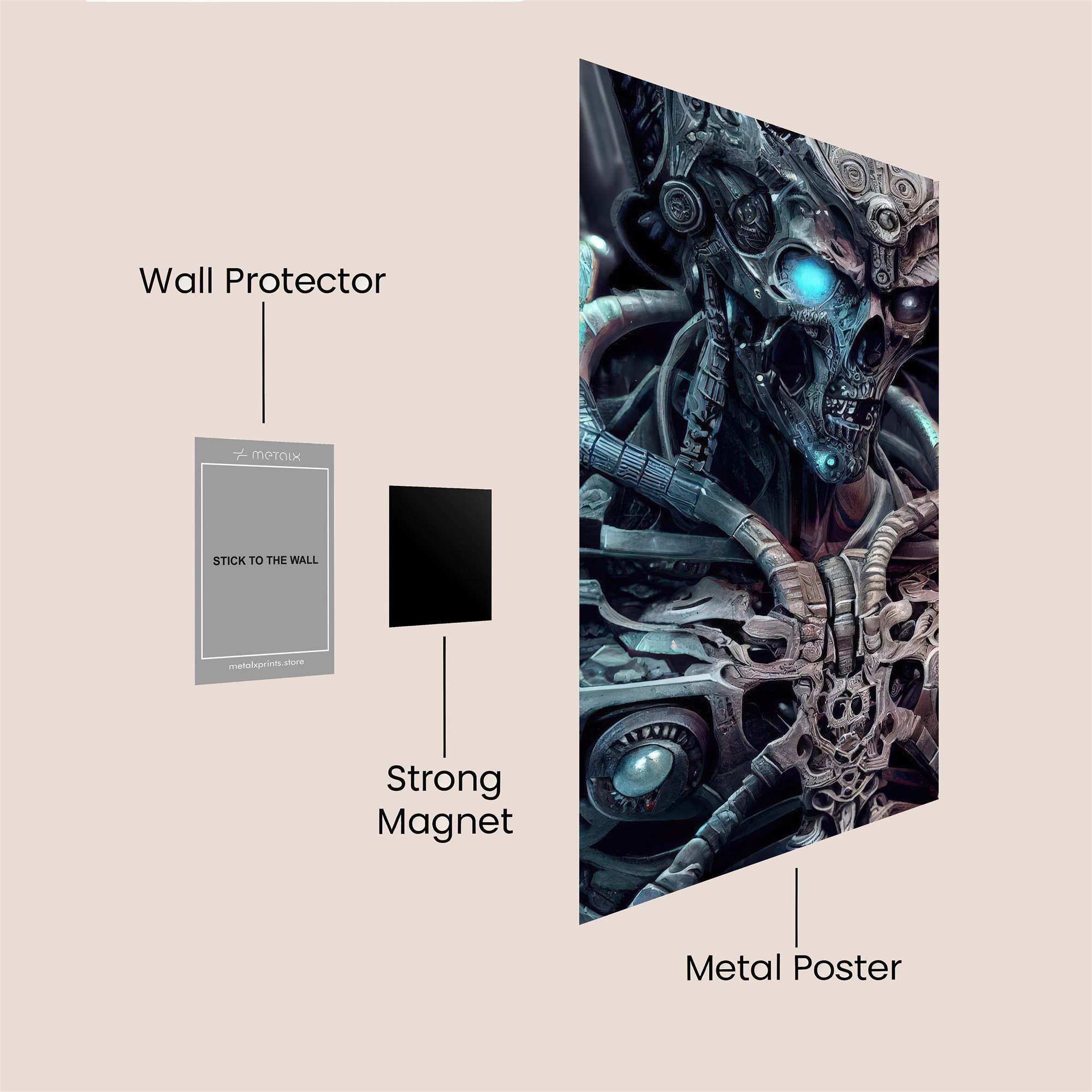 Nemesis Gloom Safe Wall Magnetic / M