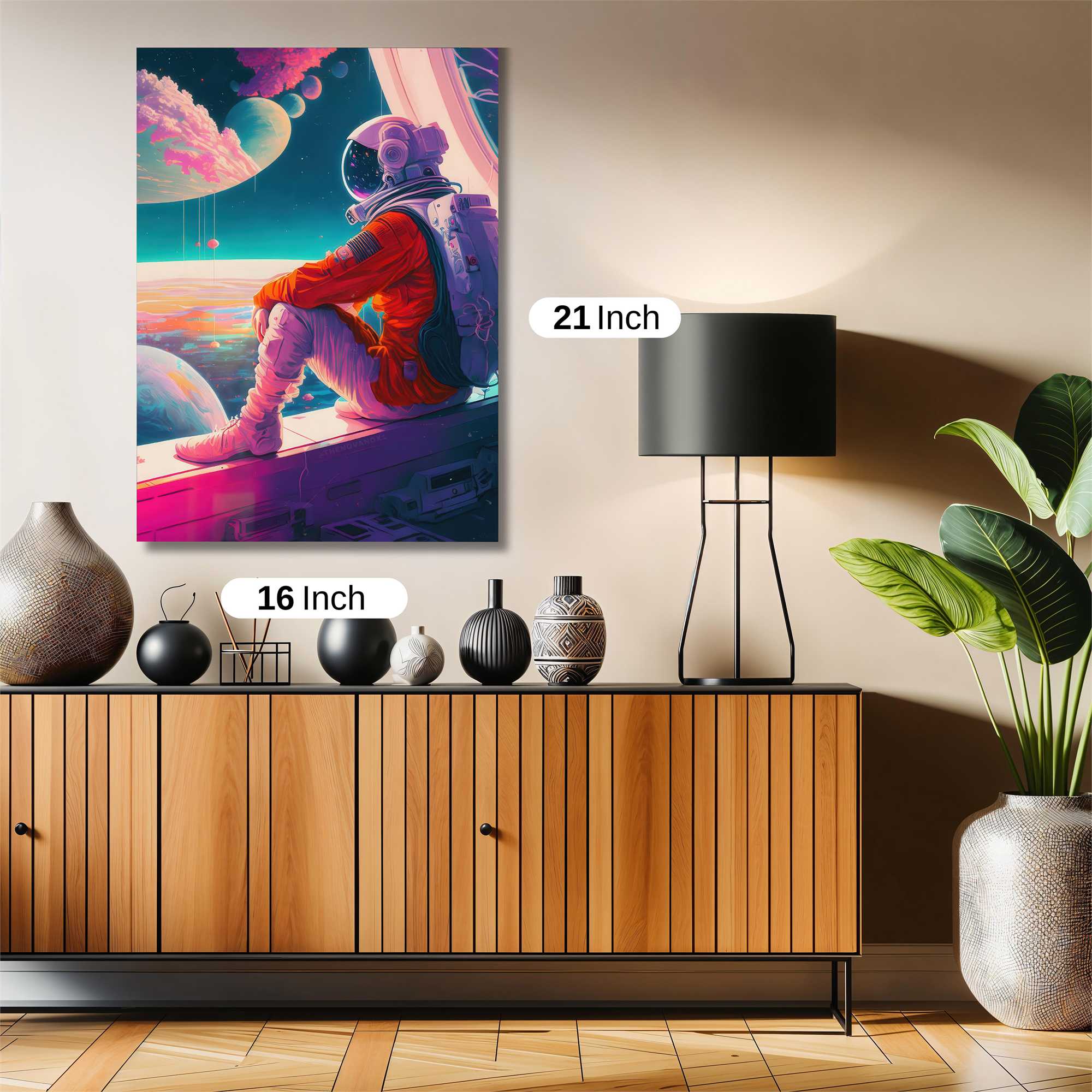 Astronaut Dreamscape Safe Wall Magnetic / M