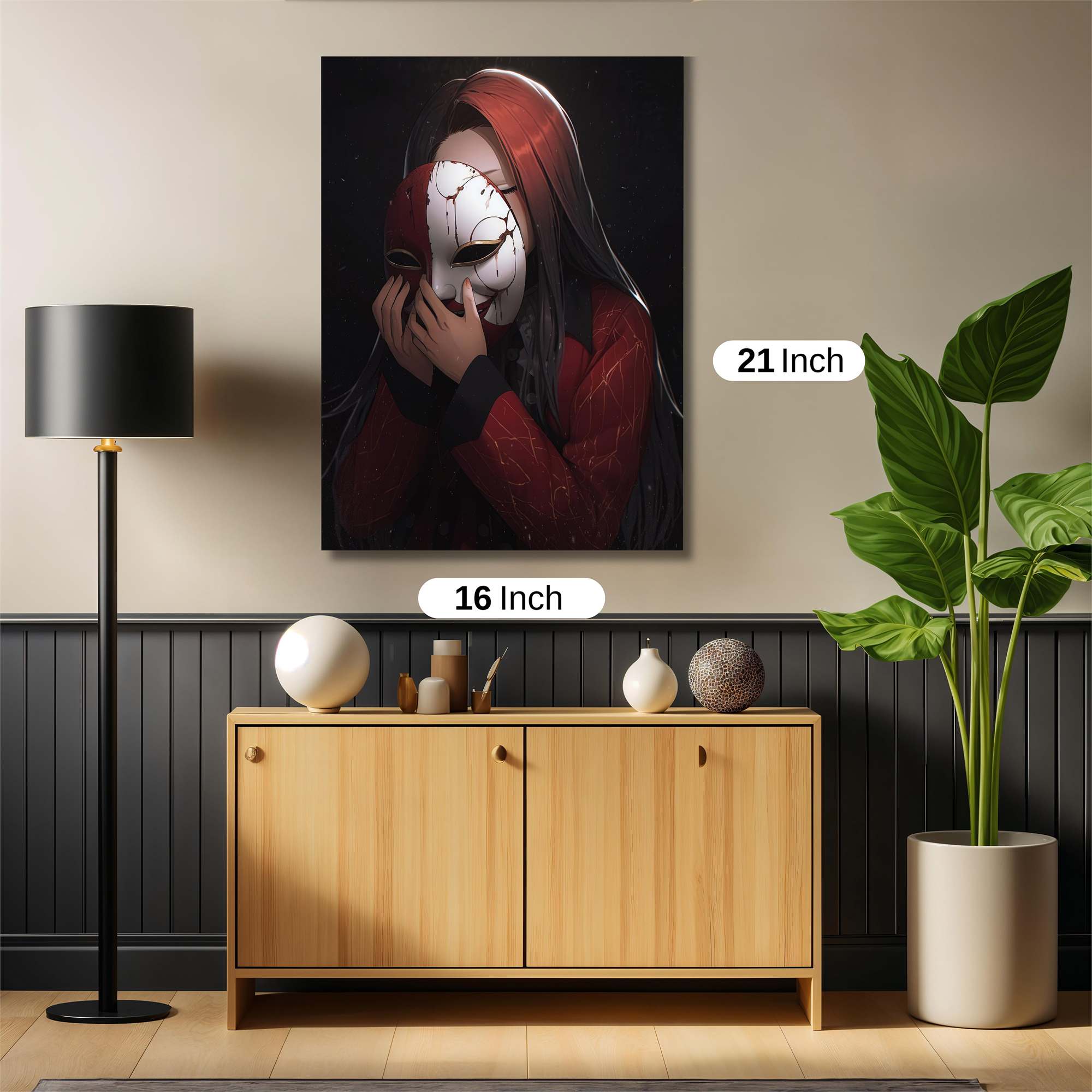 Masquerade Melancholy Safe Wall Magnetic / M