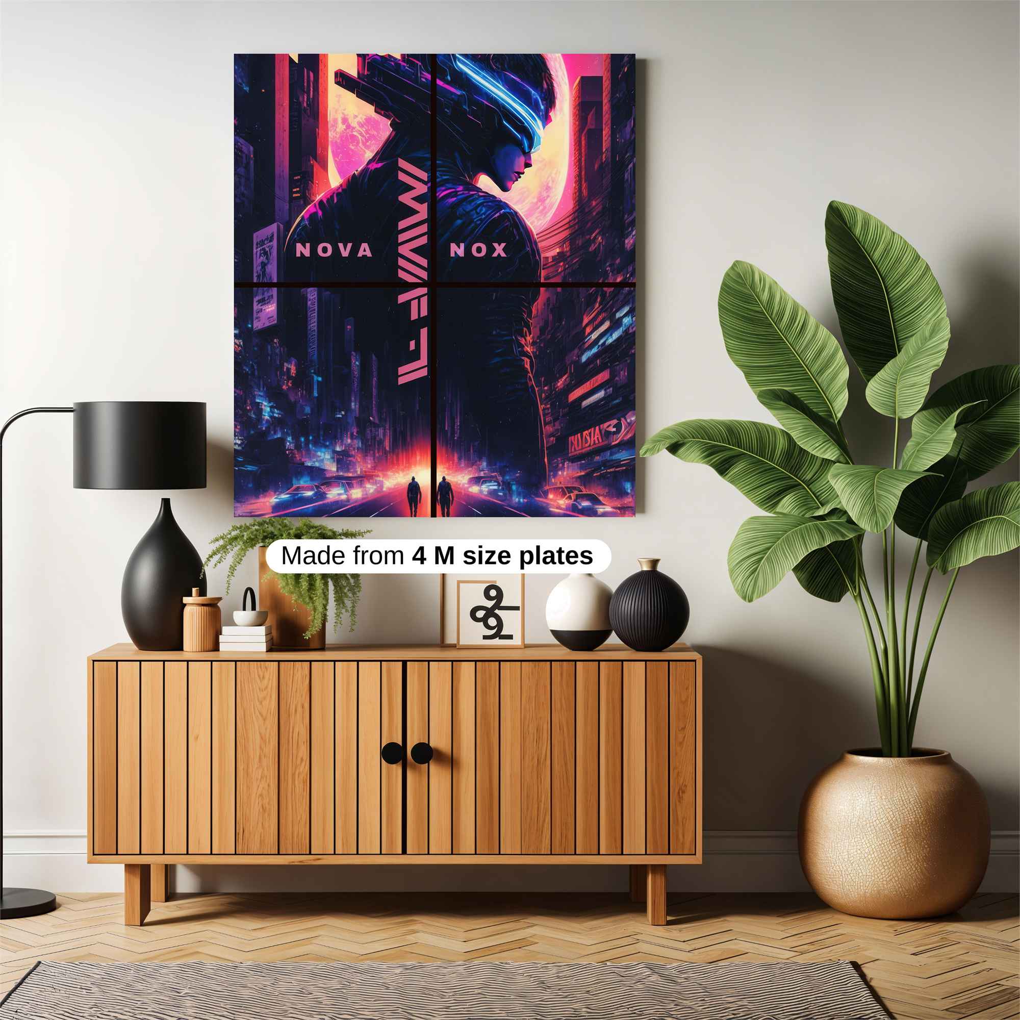 Cyber Serenity Safe Wall Magnetic / M