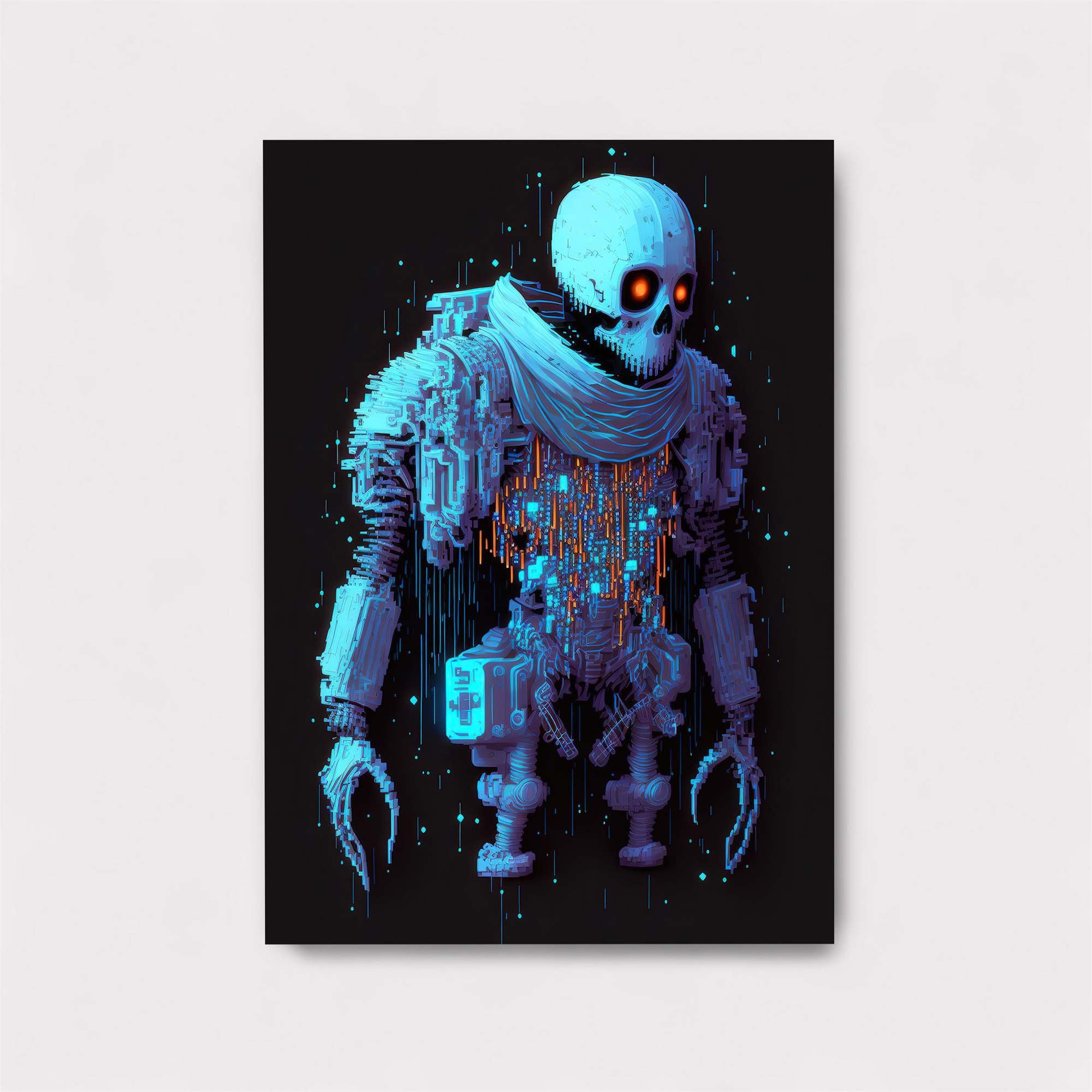 Skull Eerie Safe Wall Magnetic / M