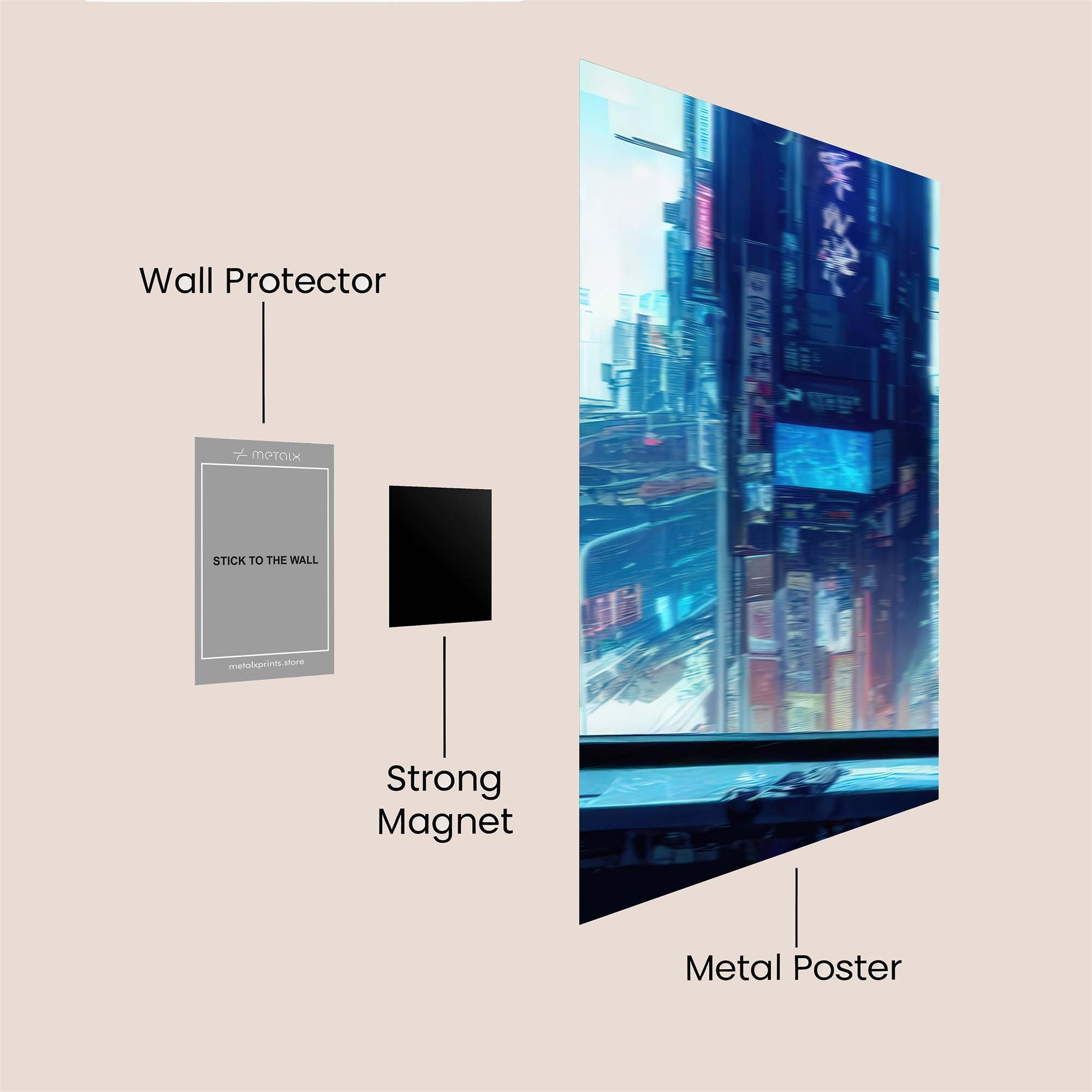 Mountain Dream Safe Wall Magnetic / M
