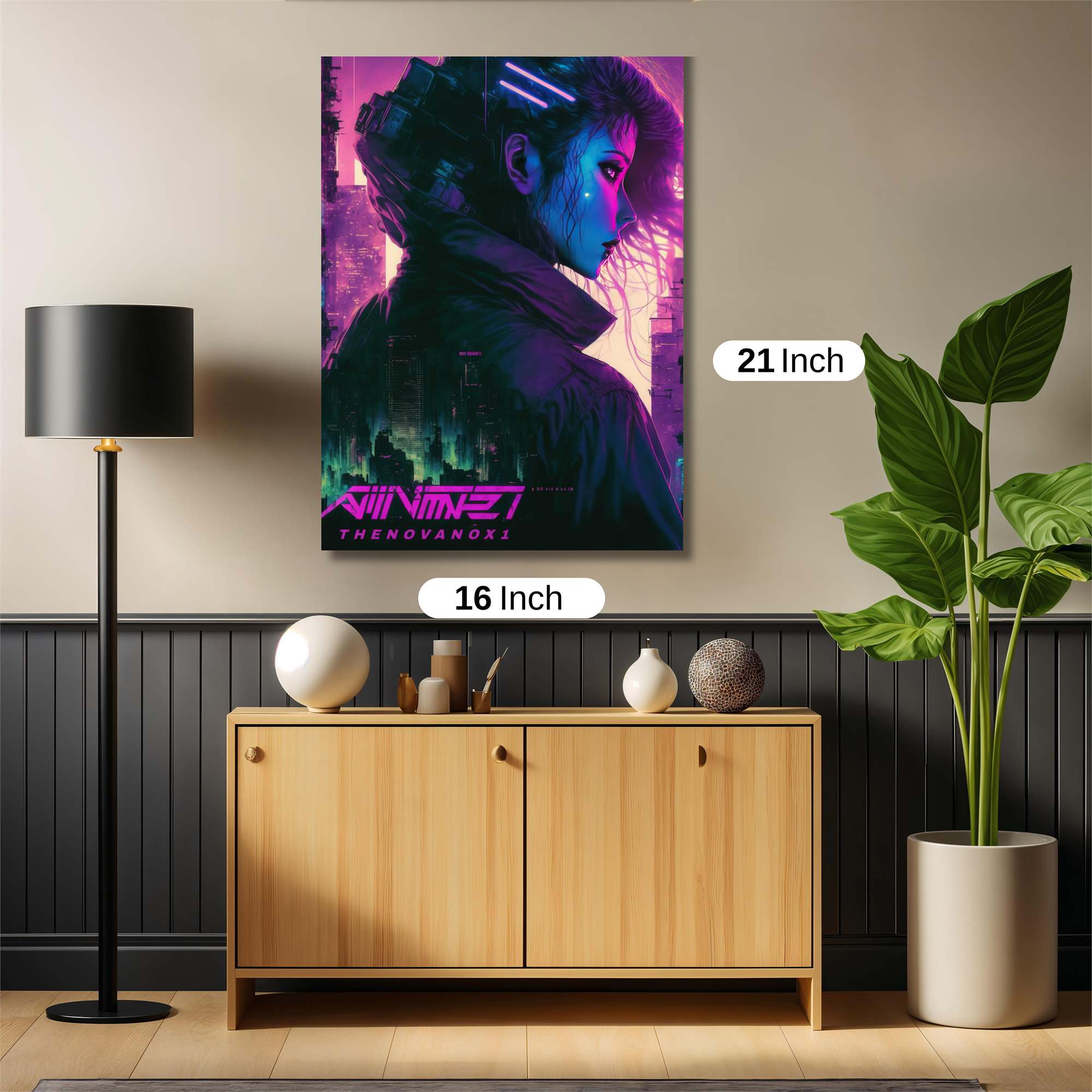 Neon Enigma Safe Wall Magnetic / M