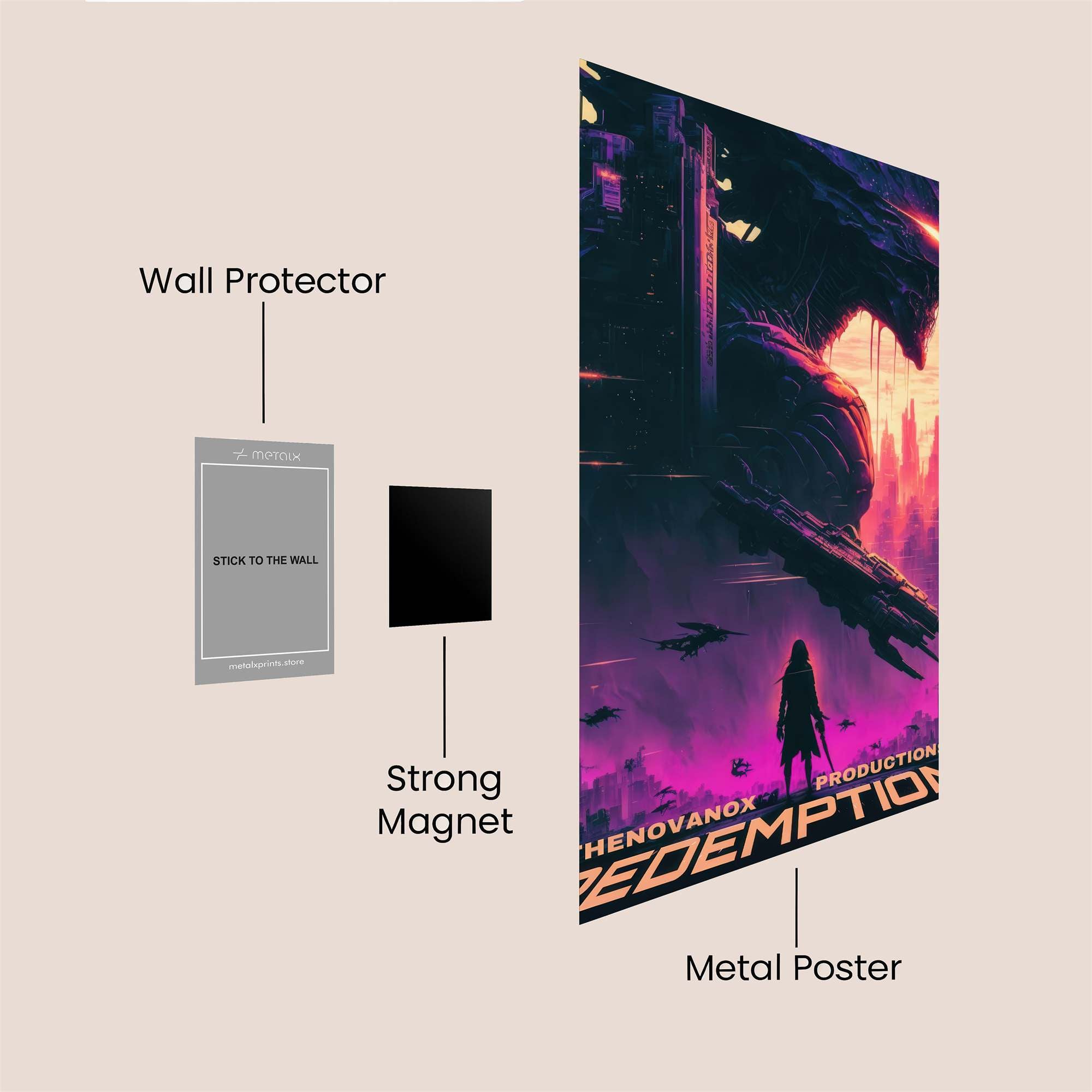 Nemesis Unleashed Safe Wall Magnetic / M