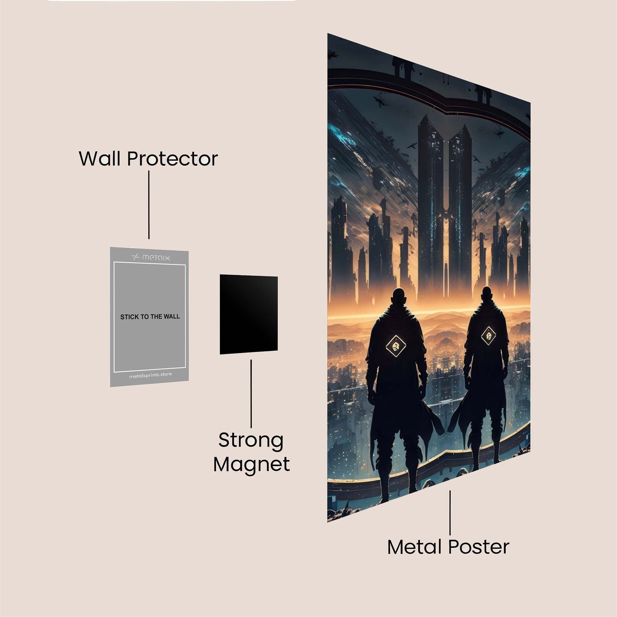 Twin Enigma Safe Wall Magnetic / M