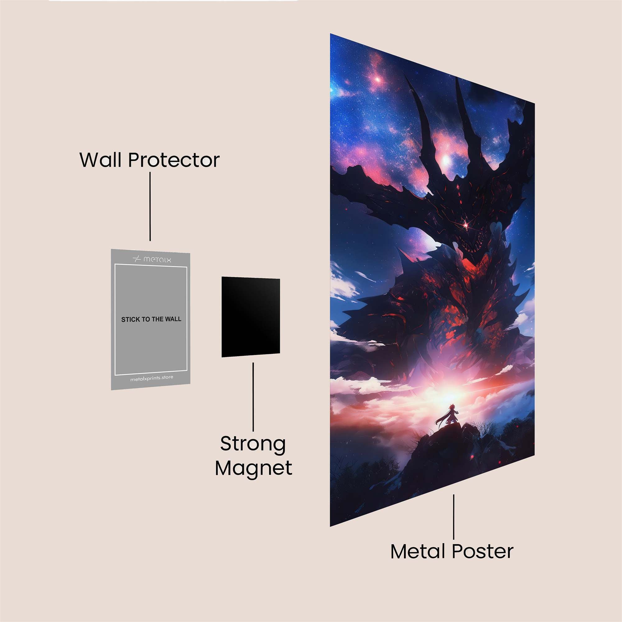 Dragon Ascend Safe Wall Magnetic / M